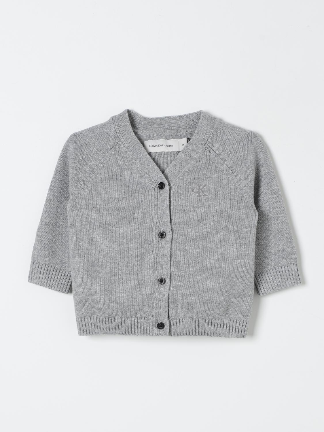 CALVIN KLEIN SWEATER: Sweater kids Calvin Klein, Grey - Img 1