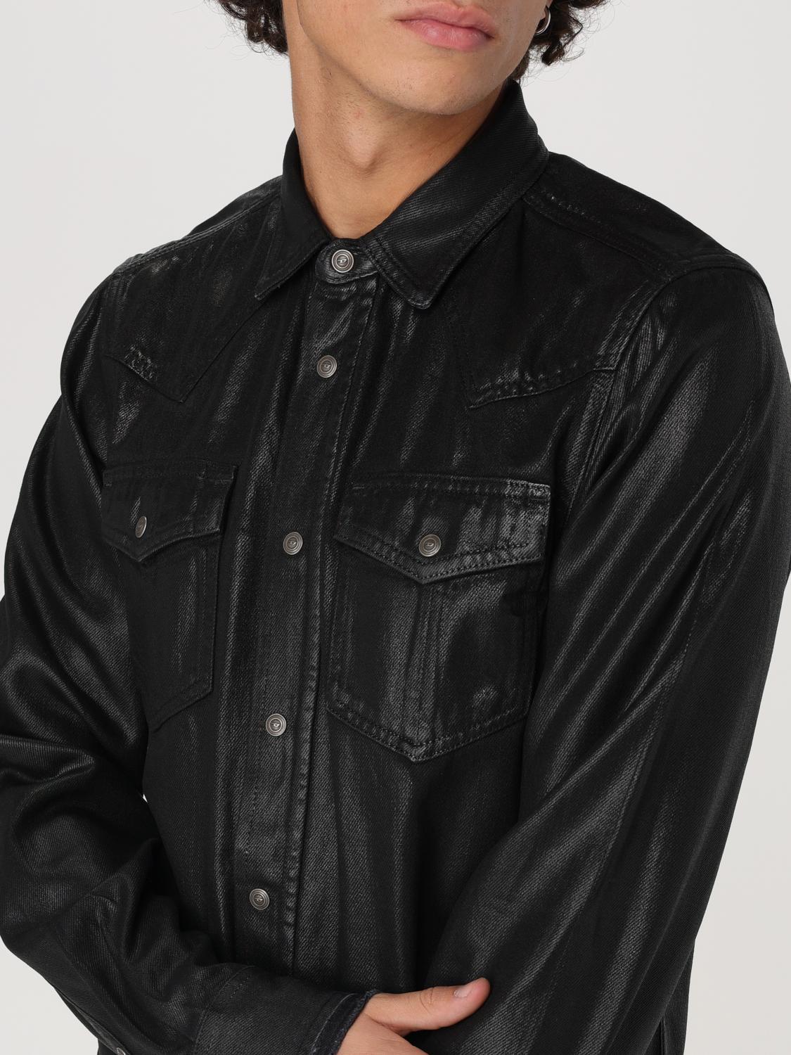 DIESEL CAMISA: Camisa hombre Diesel, Negro - Img 4