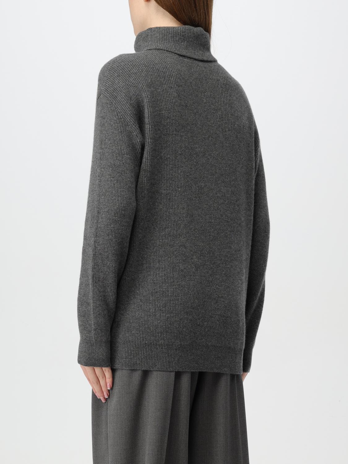 BRUNELLO CUCINELLI MAGLIA: Pullover Brunello Cucinelli in cashmere , Grigio - Img 3