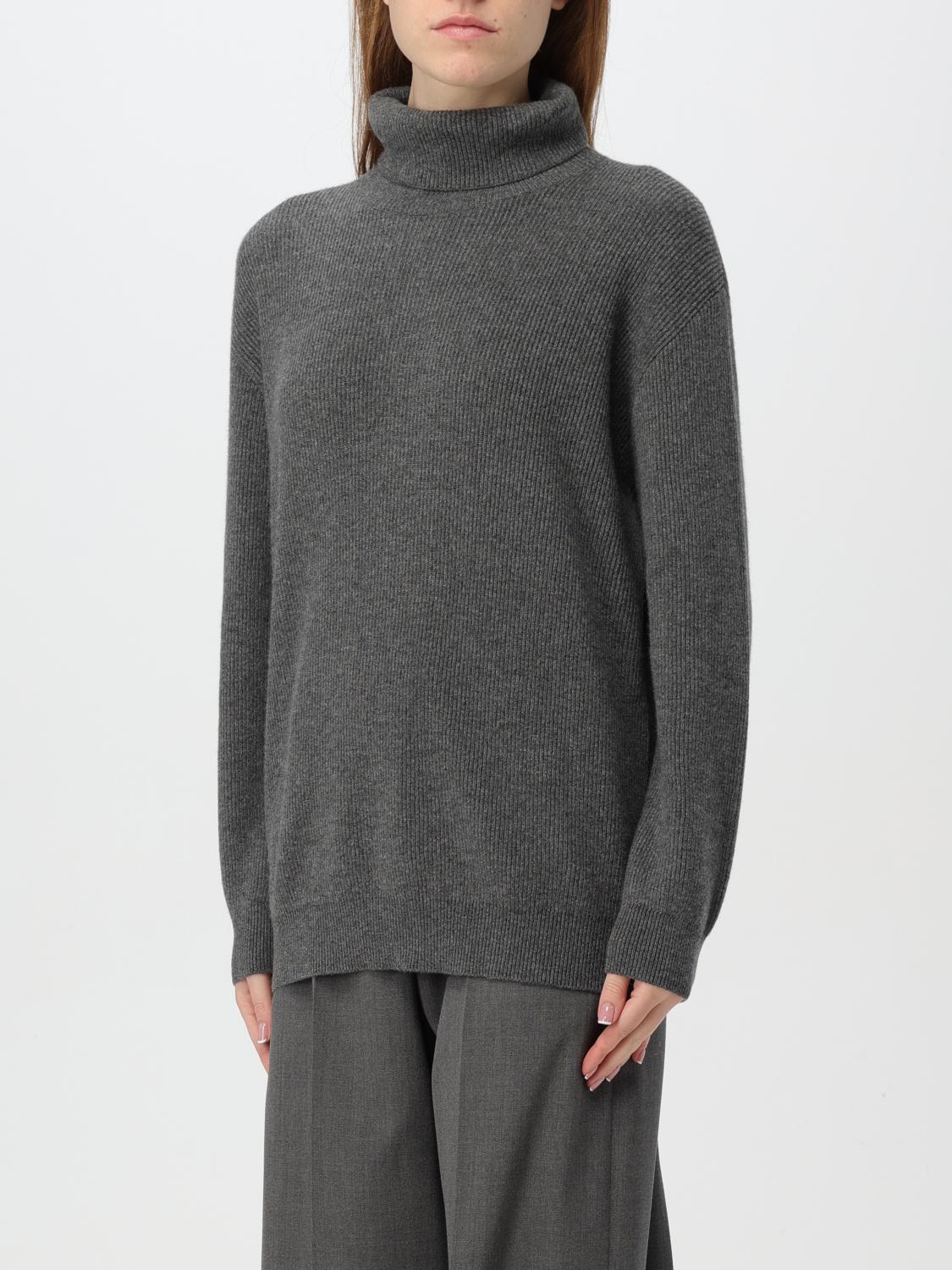 BRUNELLO CUCINELLI MAGLIA: Pullover Brunello Cucinelli in cashmere , Grigio - Img 4