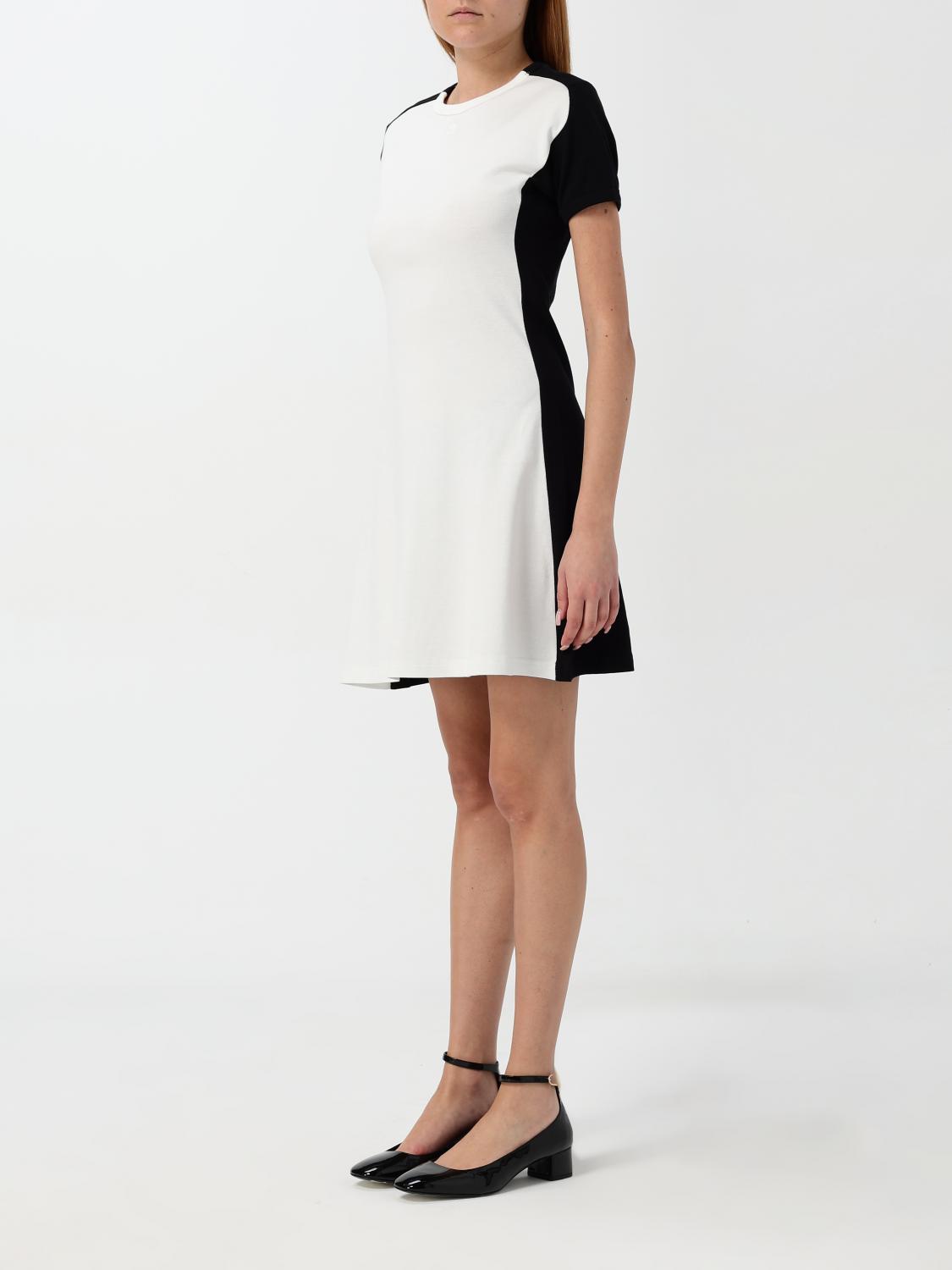 COURRÈGES DRESS: Dress woman CourrÈges, White - Img 3