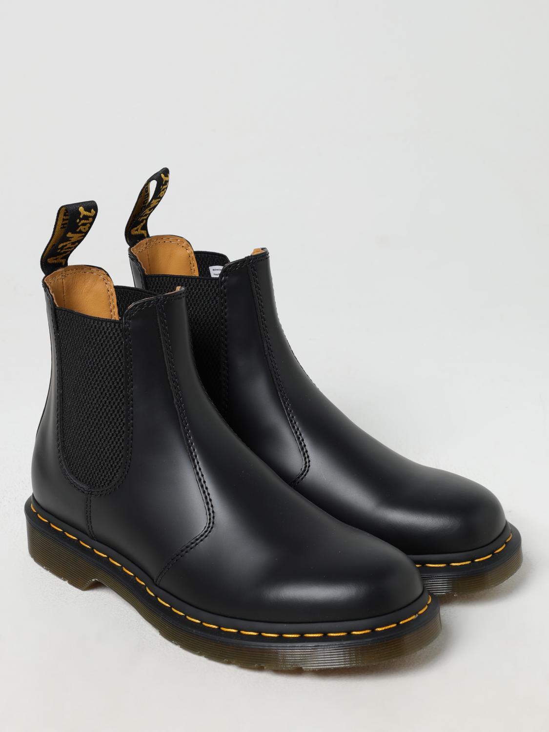 DR. MARTENS FLAT ANKLE BOOTS: Flat ankle boots woman Dr. Martens, Black - Img 2