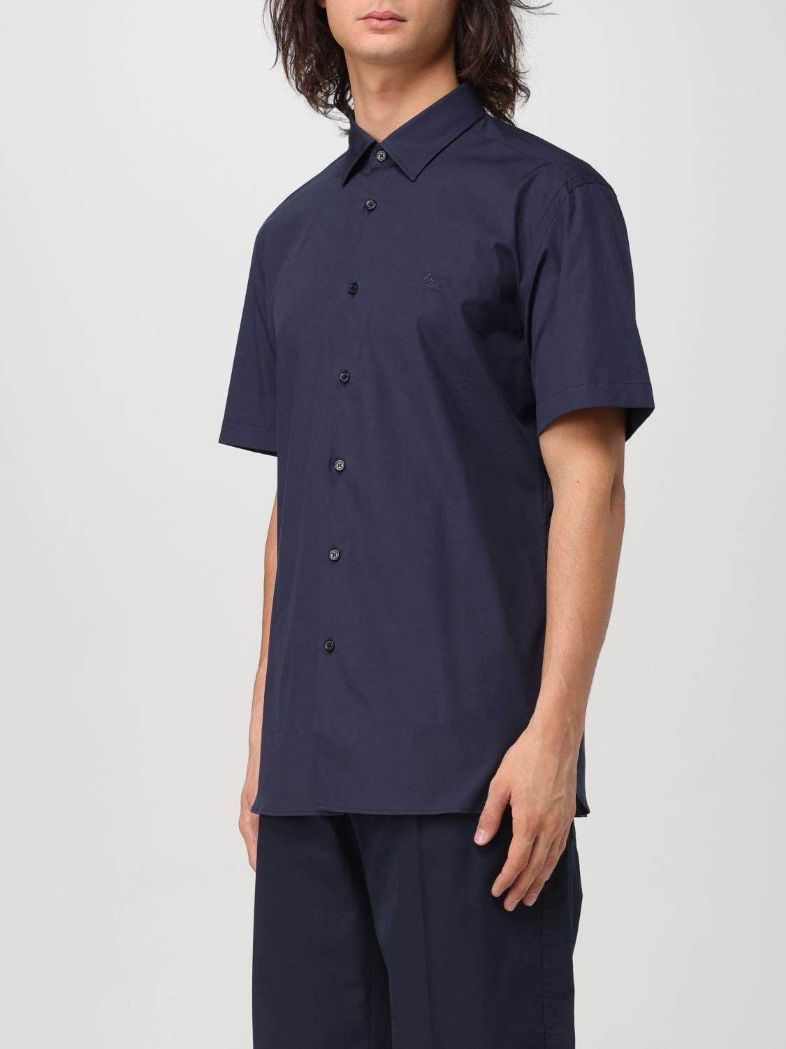 BURBERRY SHIRT: Shirt men Burberry, Blue - Img 3