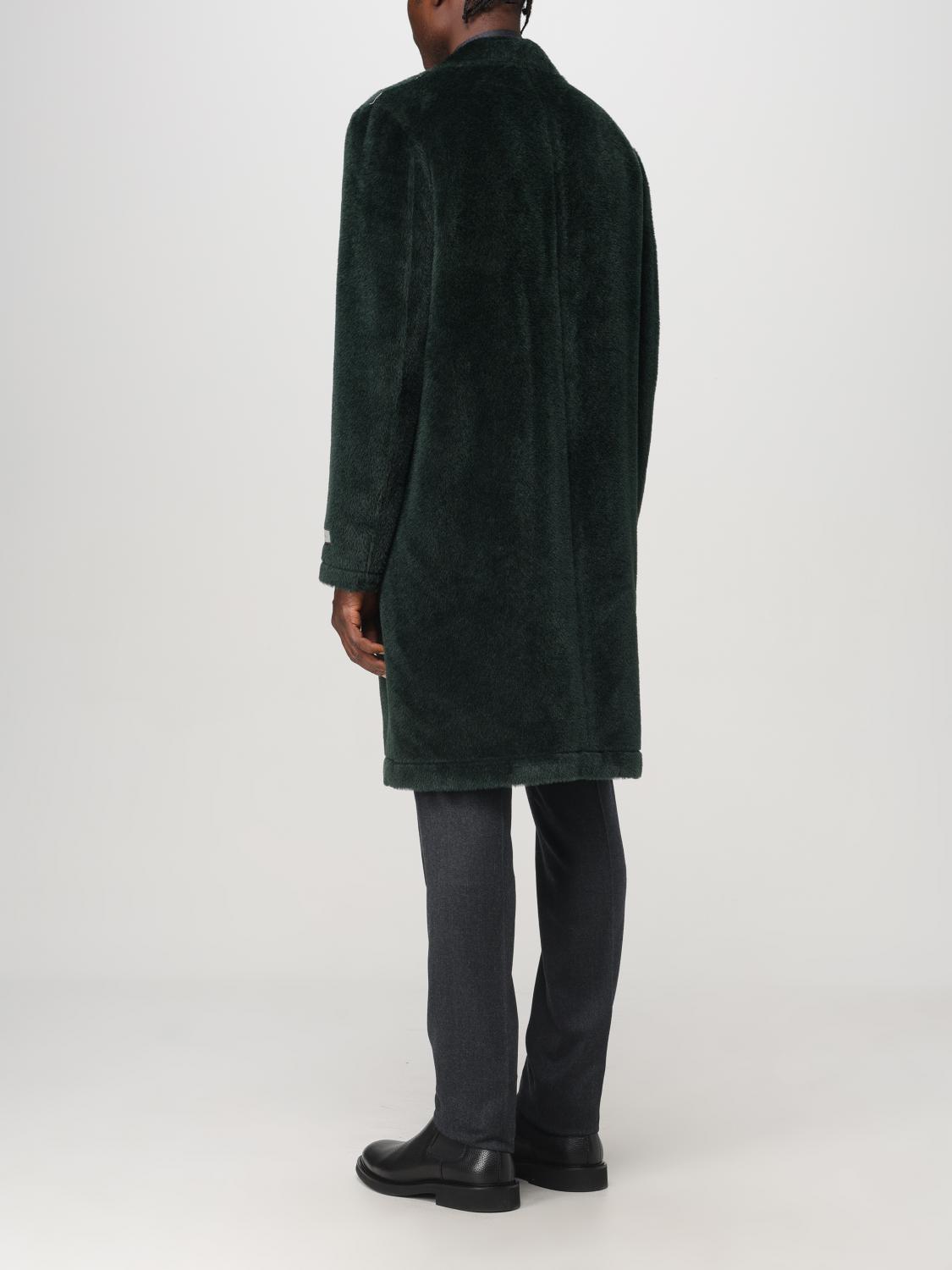 CANALI CAPPOTTO: Cappotto Canali in lana , Verde - Img 2