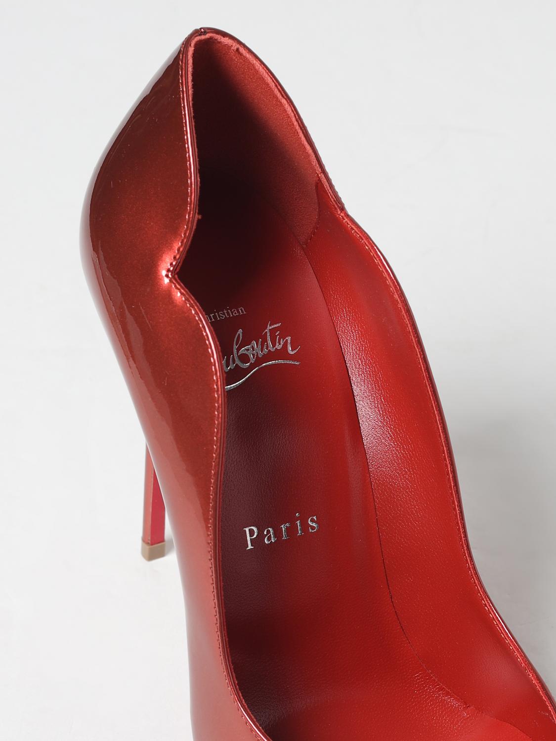 CHRISTIAN LOUBOUTIN ESCARPINS: Escarpins femme Christian Louboutin, Rouge - Img 4