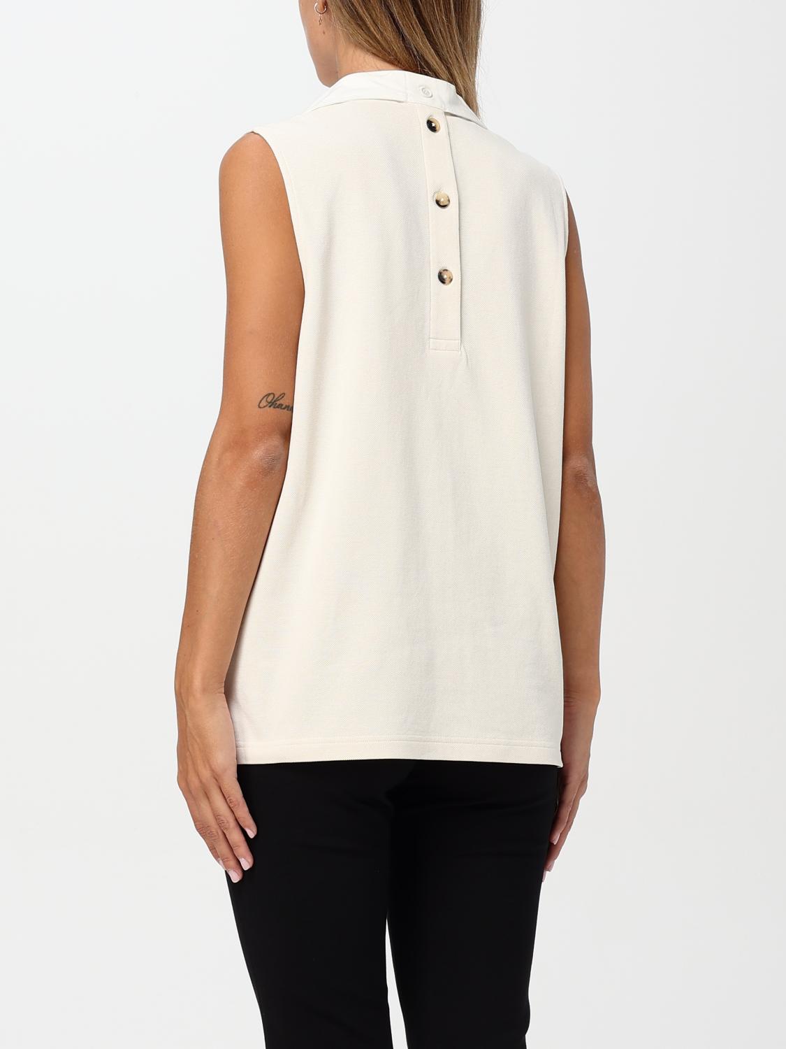 COURRÈGES POLO SHIRT: Polo shirt woman CourrÈges, White - Img 3