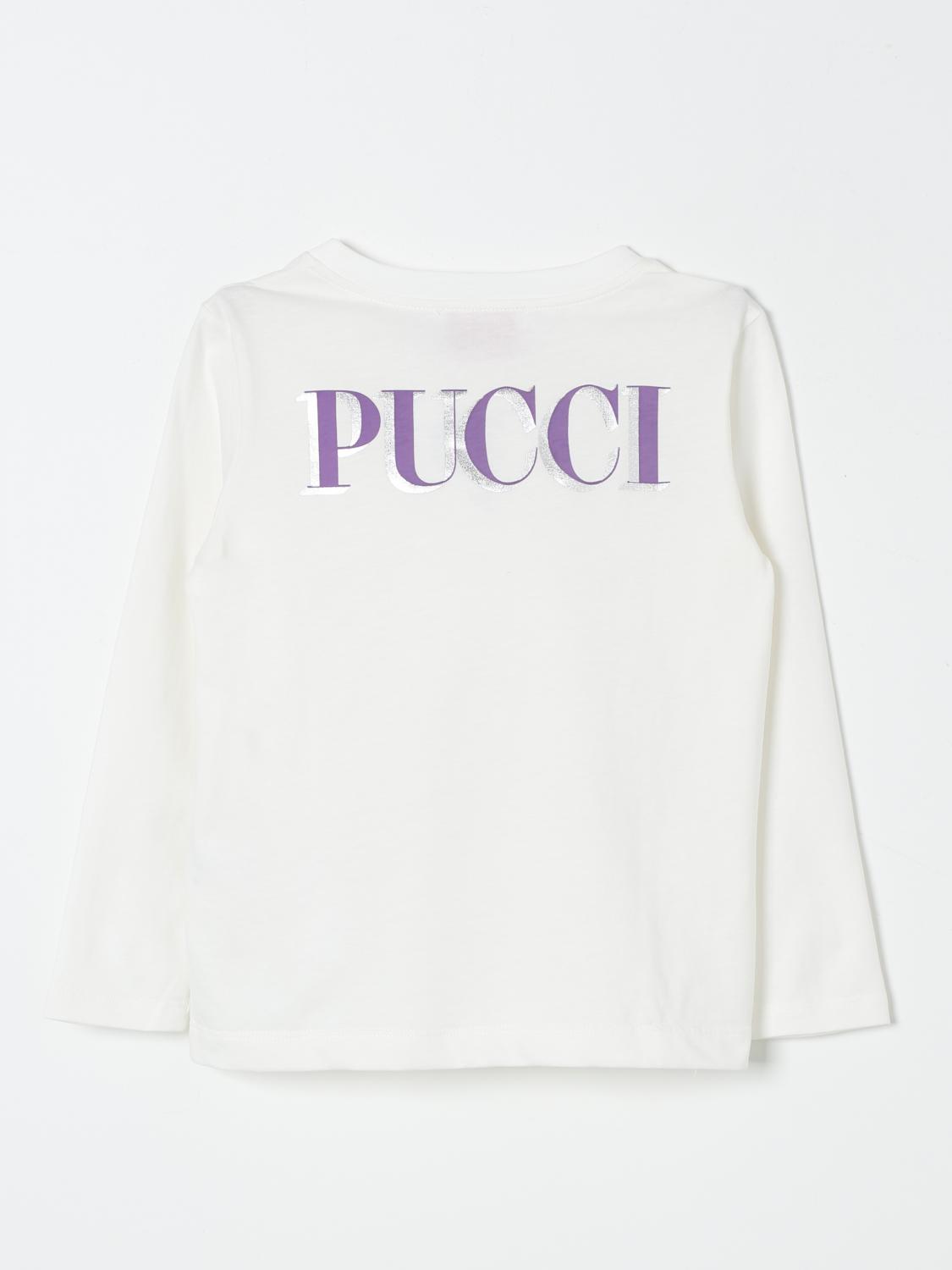 PUCCI CAMISETAS: Camisetas niños Pucci, Blanco - Img 2