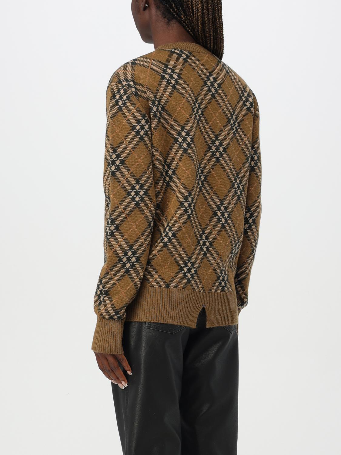 BURBERRY SWEATER: Sweater woman Burberry, Brown - Img 2