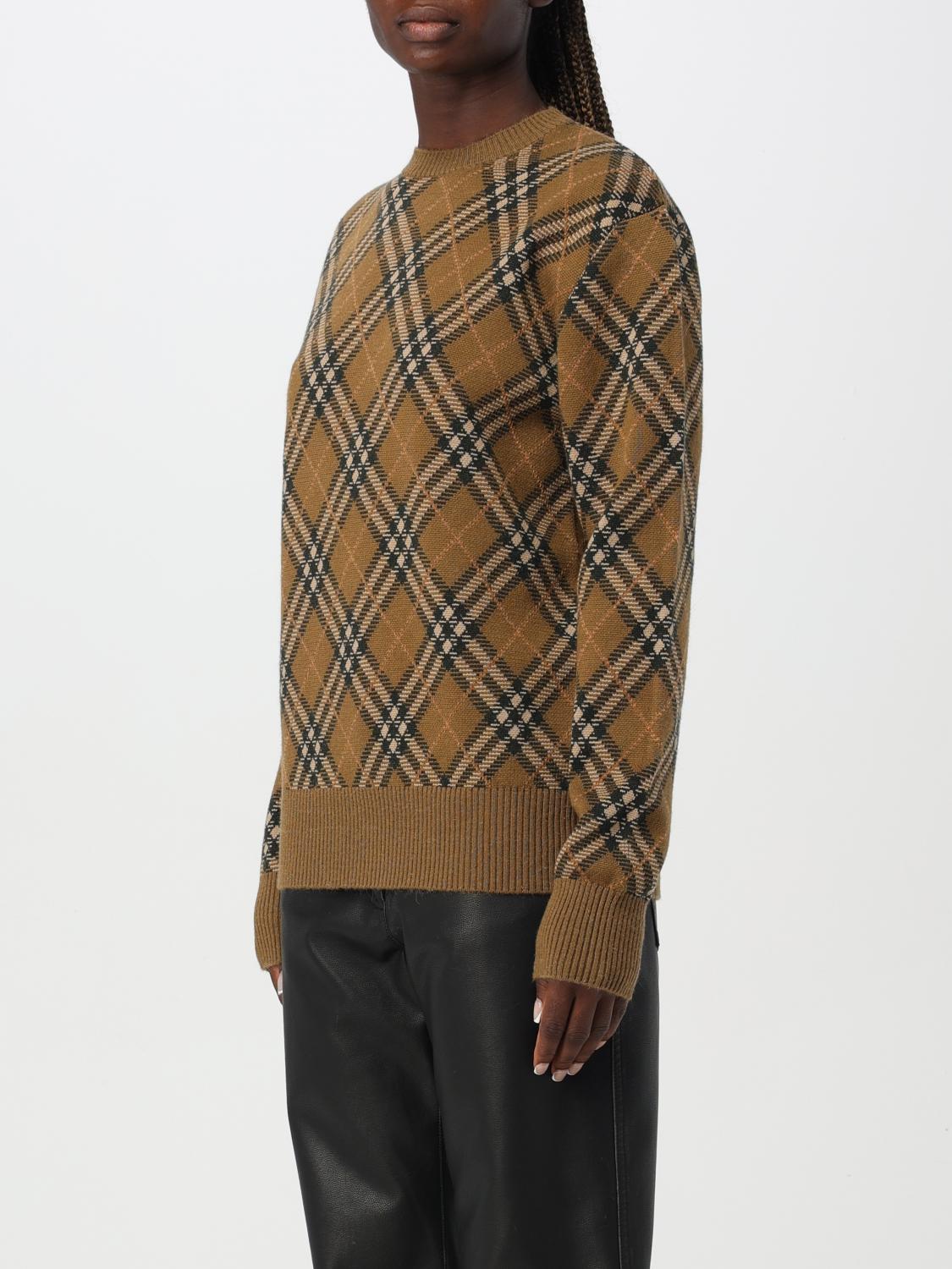 BURBERRY SWEATER: Sweater woman Burberry, Brown - Img 3