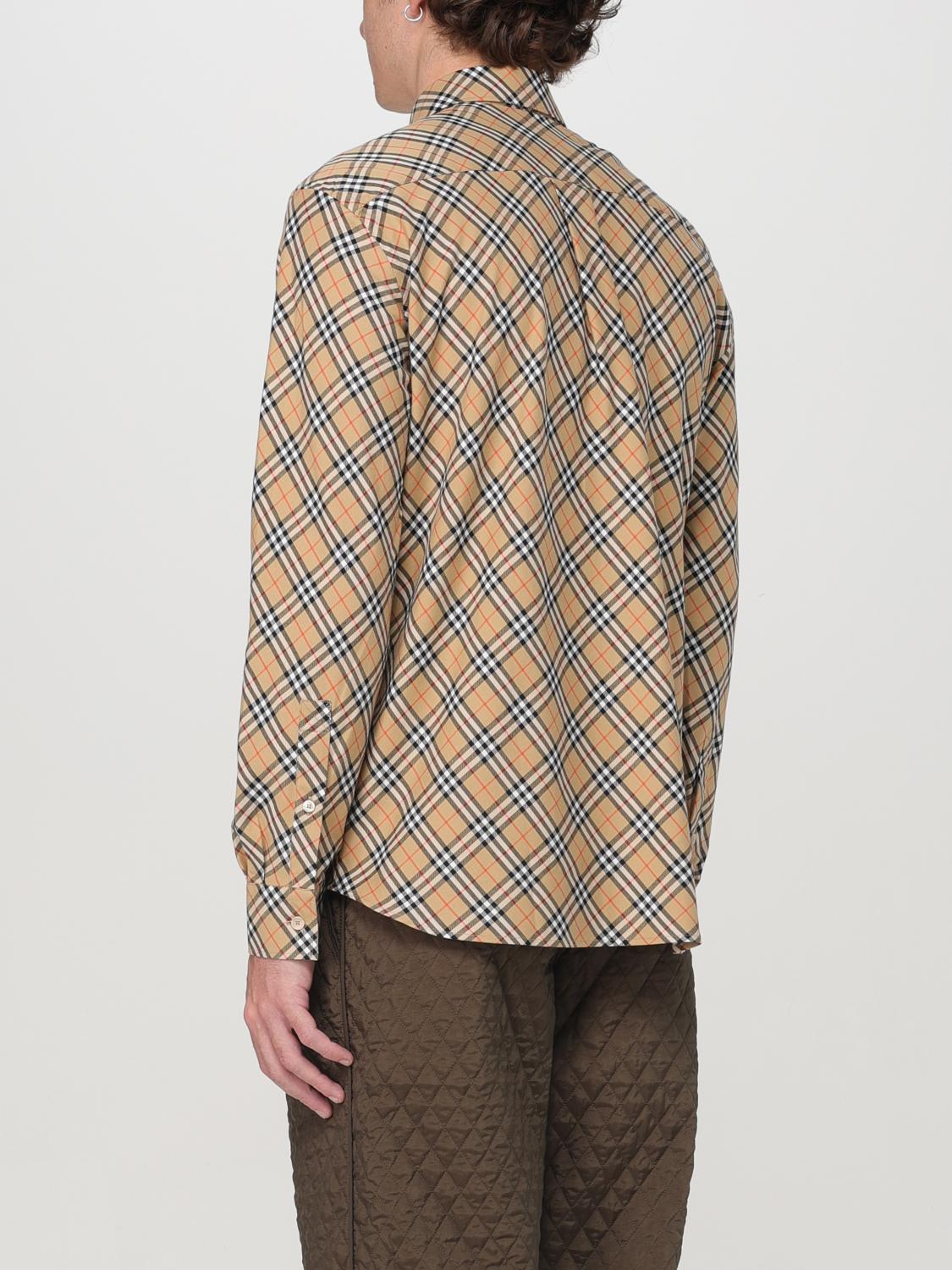 BURBERRY SHIRT: Shirt men Burberry, Sand - Img 3