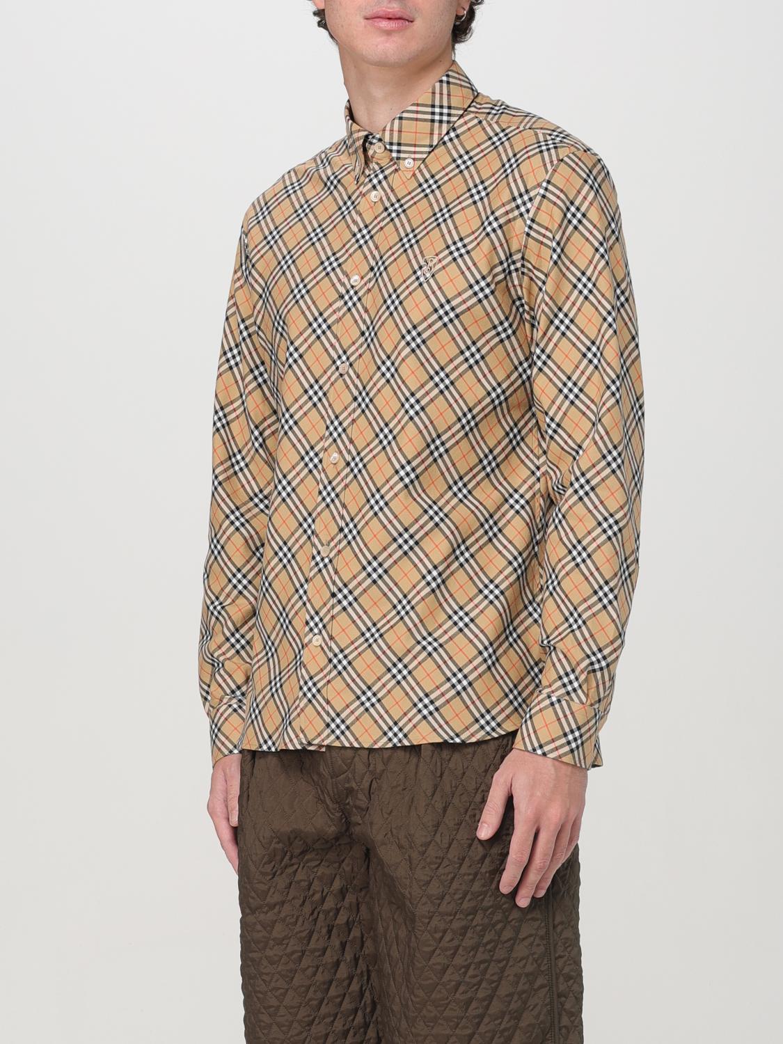 BURBERRY SHIRT: Shirt men Burberry, Sand - Img 4