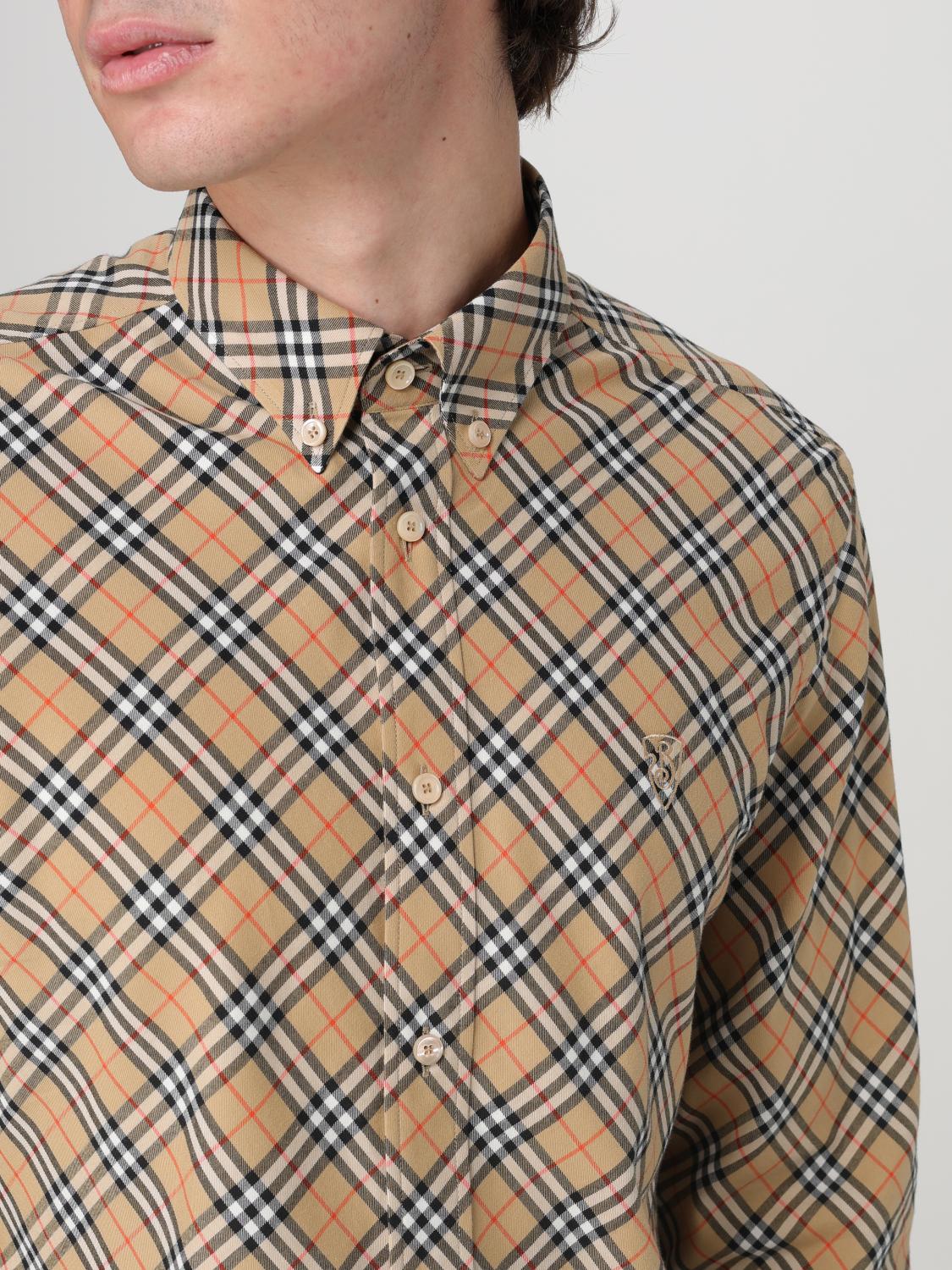 BURBERRY SHIRT: Shirt men Burberry, Sand - Img 5