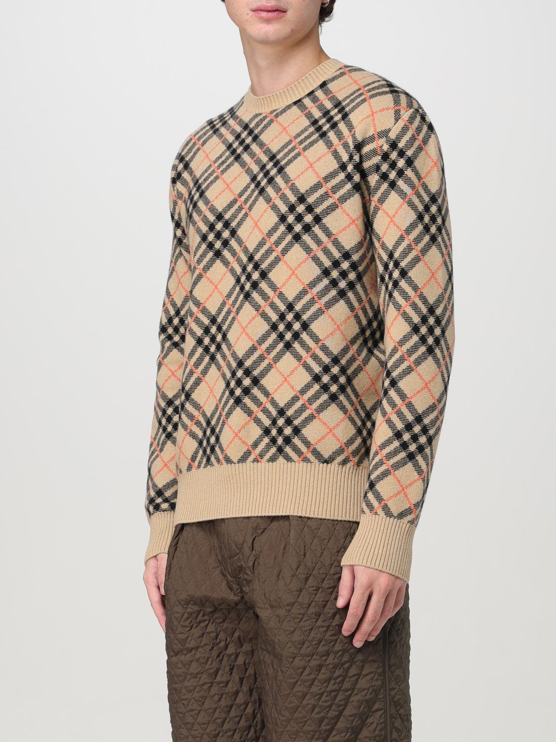 BURBERRY SWEATER: Sweater men Burberry, Sand - Img 4