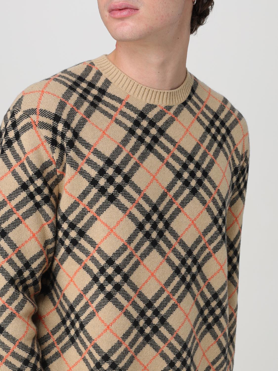 BURBERRY SWEATER: Sweater men Burberry, Sand - Img 5