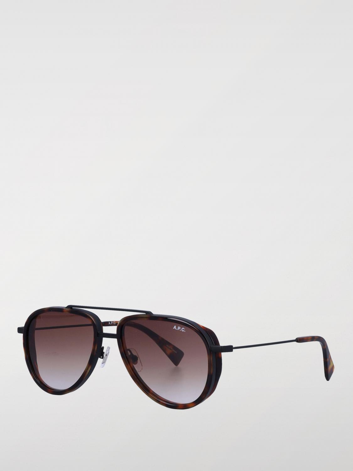 A.P.C. SUNGLASSES: Sunglasses men A.P.C., Brown - Img 1