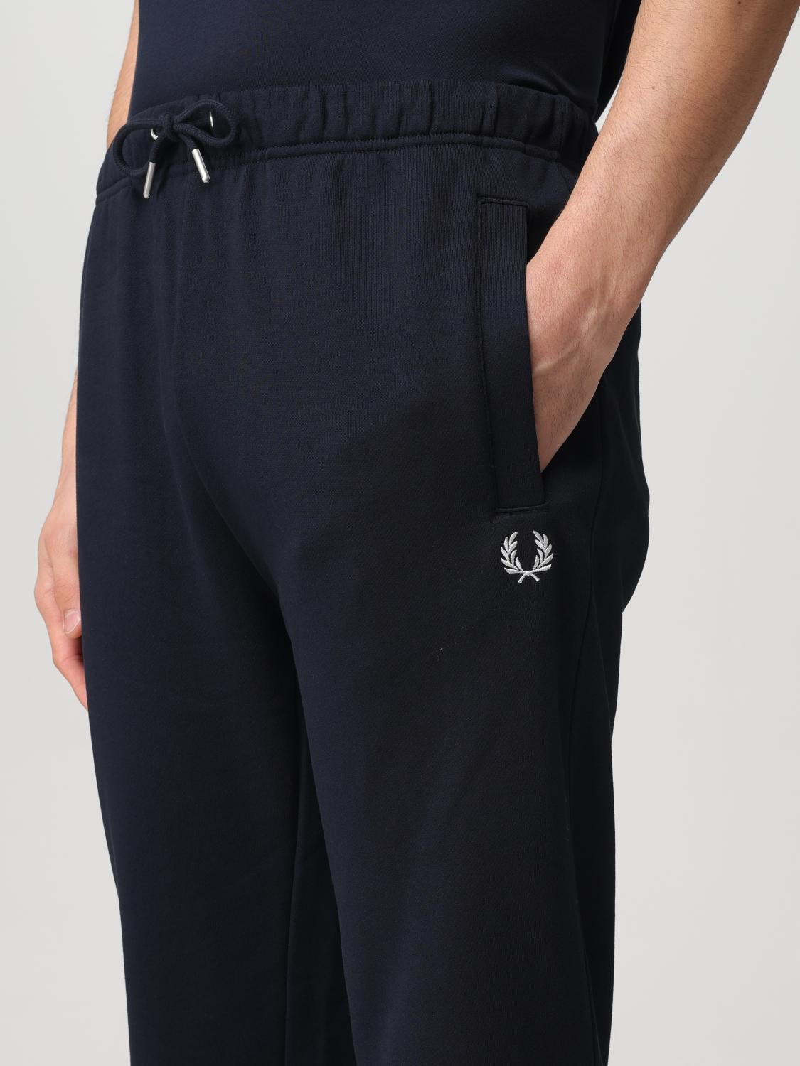 FRED PERRY PANTS: Pants men Fred Perry, Blue - Img 3
