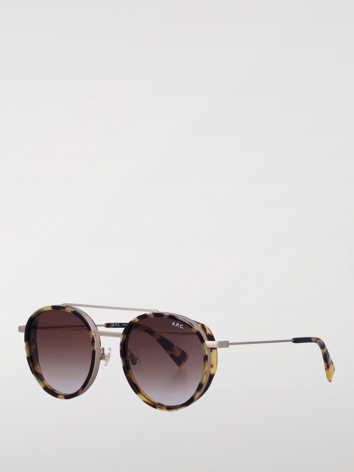 A.P.C. SUNGLASSES: Sunglasses men A.P.C., Brown - Img 1