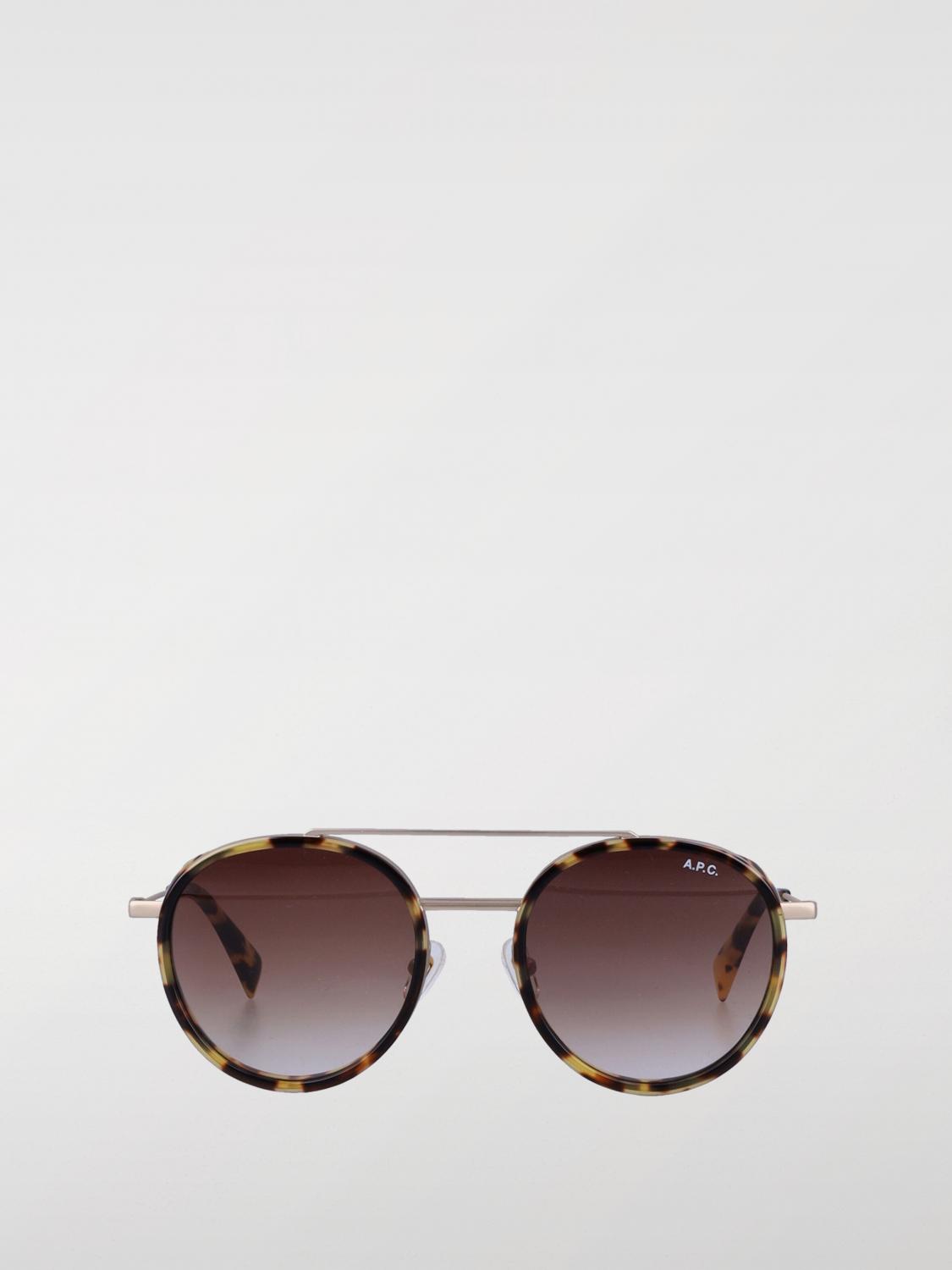 A.P.C. SUNGLASSES: Sunglasses men A.P.C., Brown - Img 2