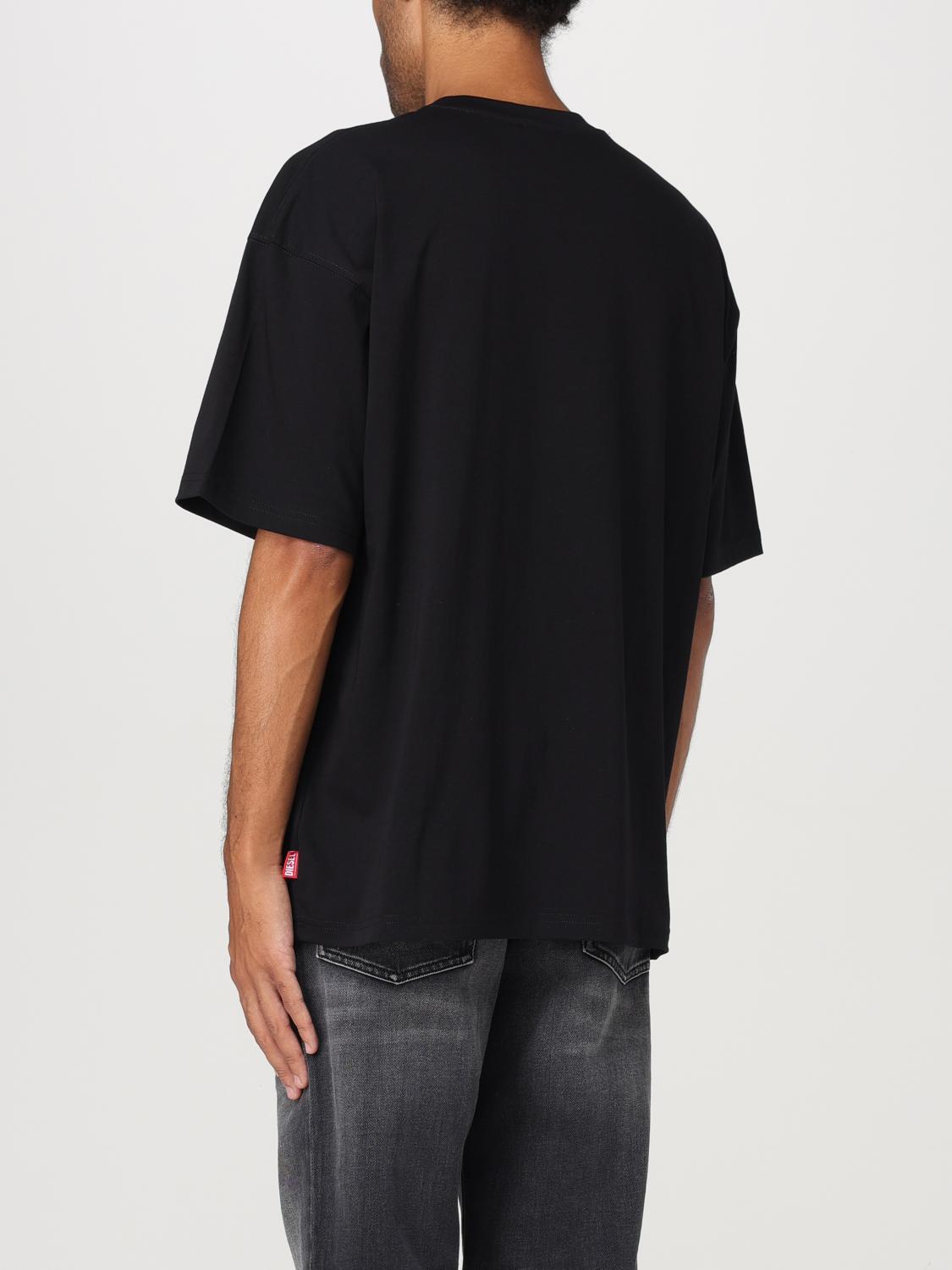 Tシャツ・カットソー DIESEL Men T-shirt Black A153980GRAI 9XX DIESEL: T-shirt men - Black | Diesel t-shirt A159380PLAT