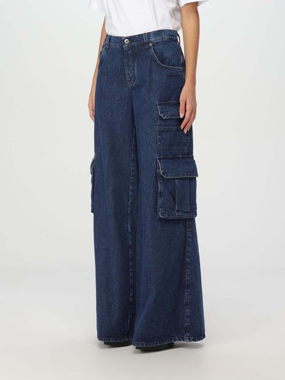 OFF-WHITE JEANS: Jeans woman Off-white, Blue - Img 4