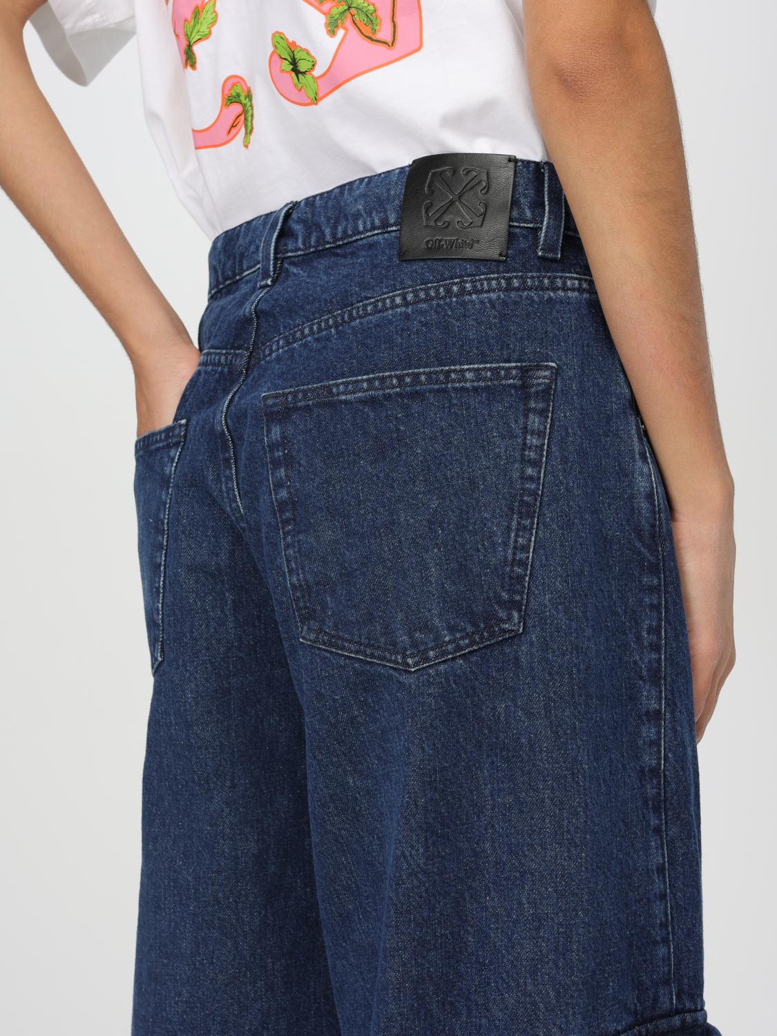 OFF-WHITE JEANS: Jeans woman Off-white, Blue - Img 5