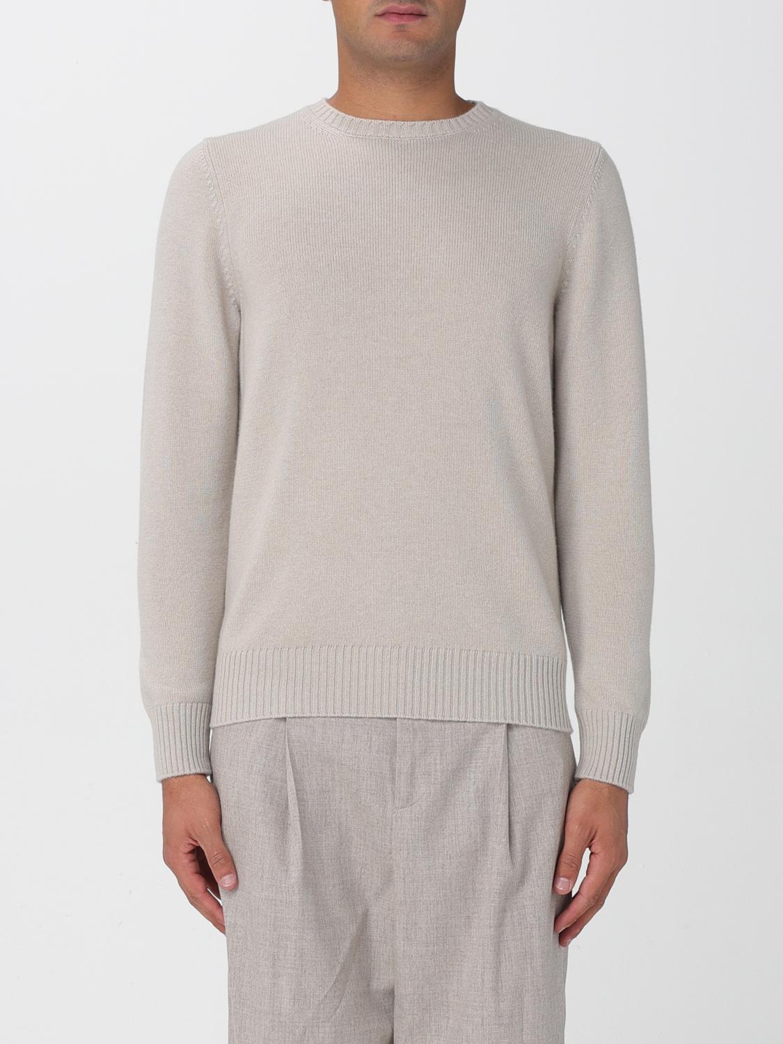 DRUMOHR MAGLIA: Pullover girocollo Drumohr in cashmere , Naturale - Img 1