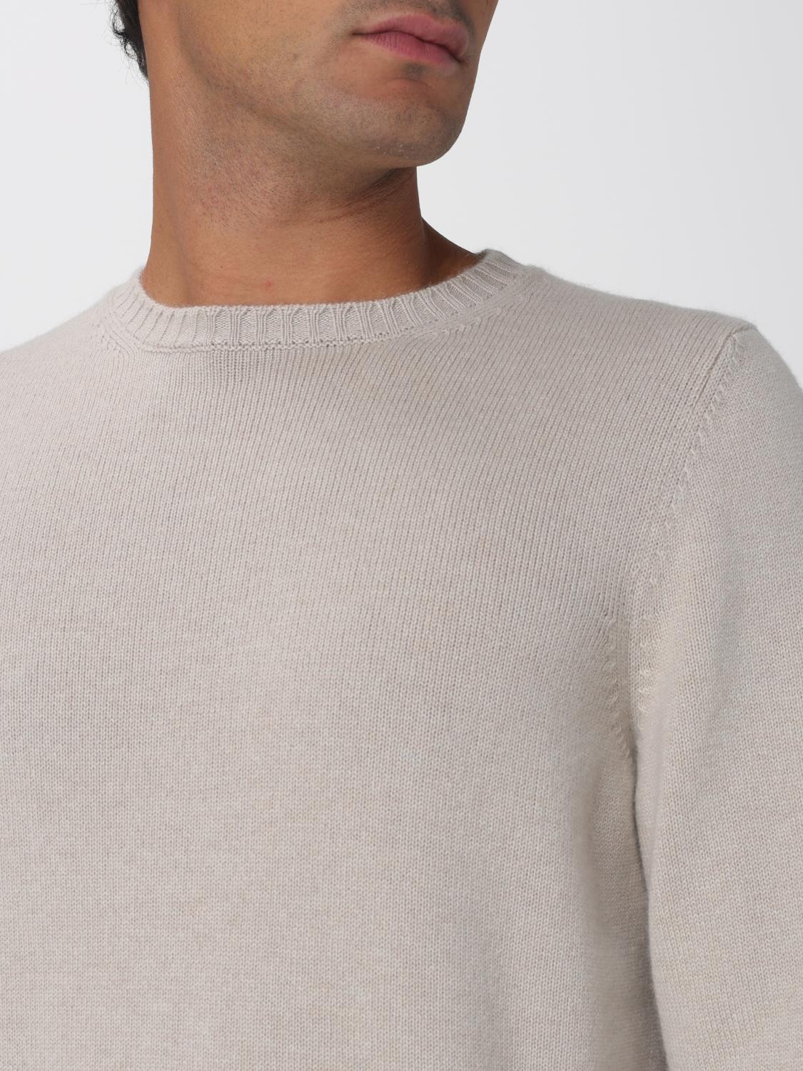 DRUMOHR MAGLIA: Pullover girocollo Drumohr in cashmere , Naturale - Img 3
