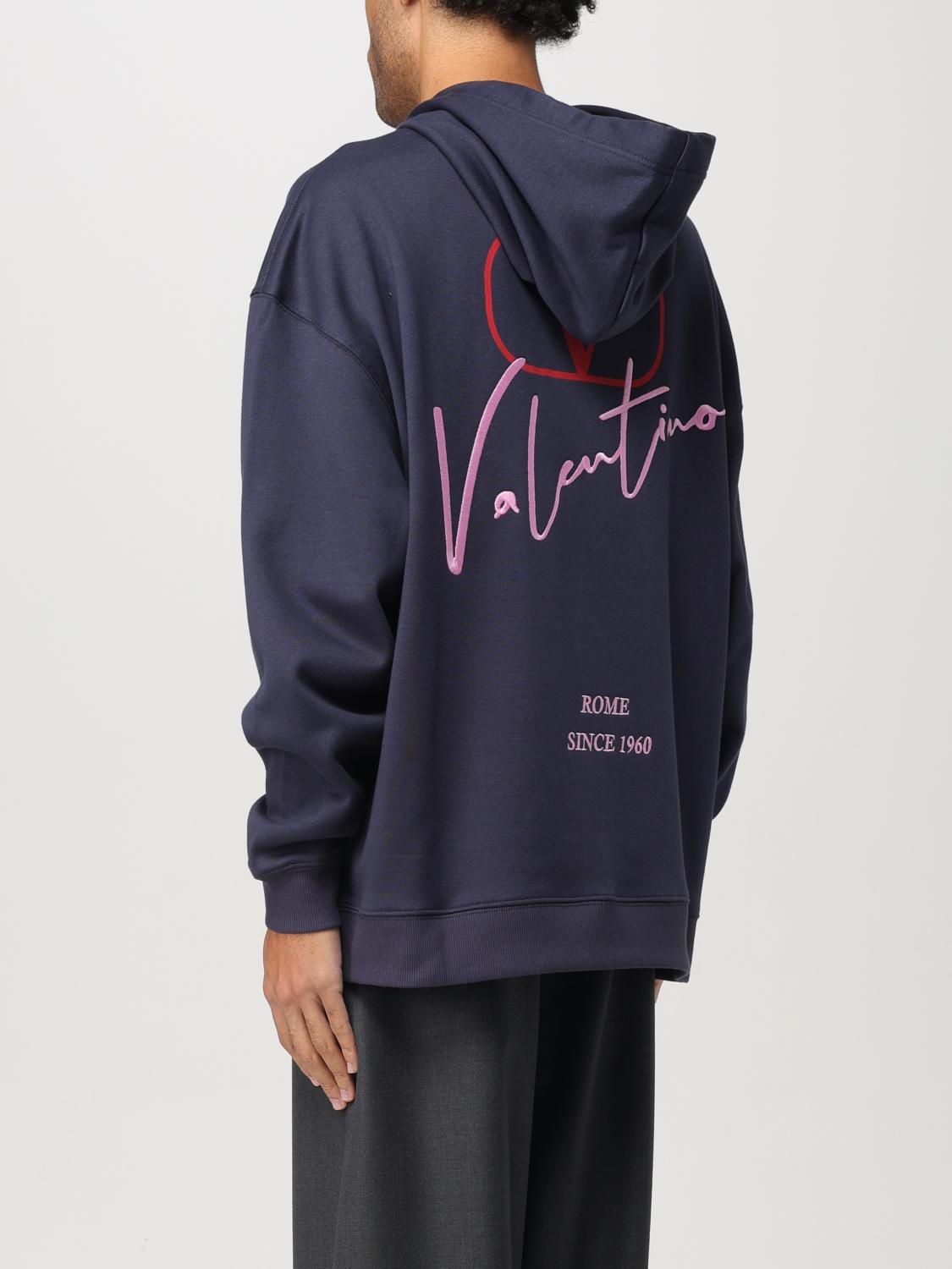 VALENTINO SWEATSHIRT: Sweatshirt men Valentino, Navy - Img 3