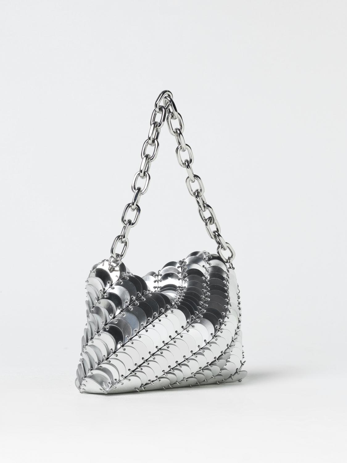 RABANNE HANDBAG: Handbag woman Rabanne, Silver - Img 3