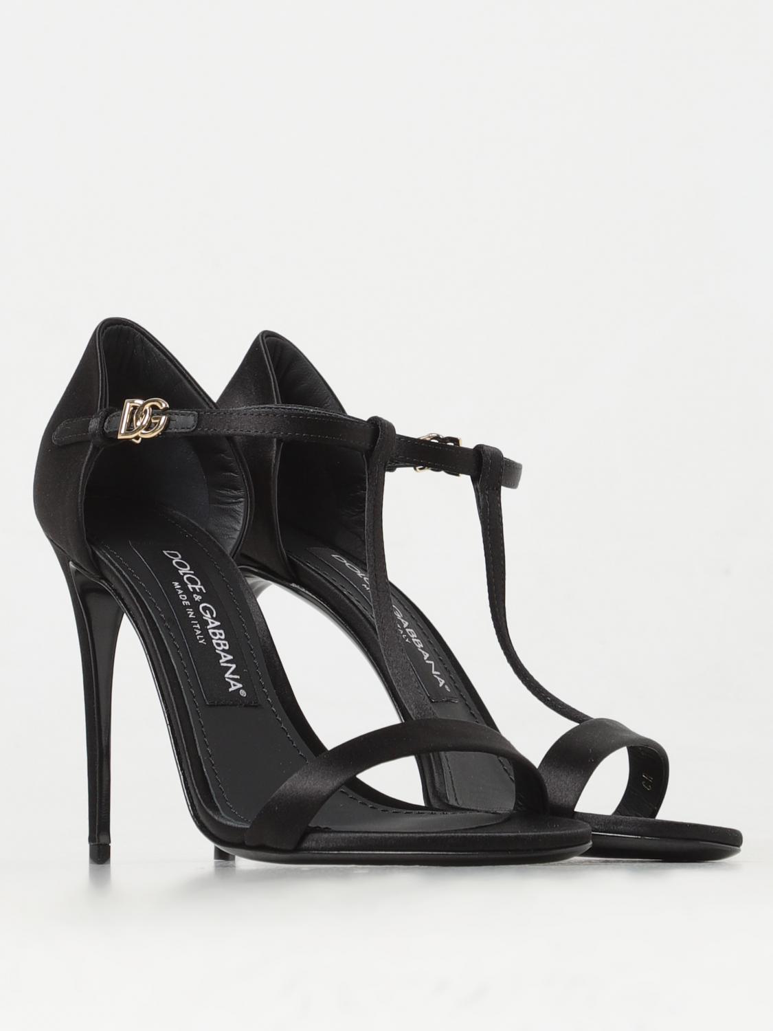 DOLCE & GABBANA HEELED SANDALS: Flat sandals woman Dolce & Gabbana, Black - Img 2