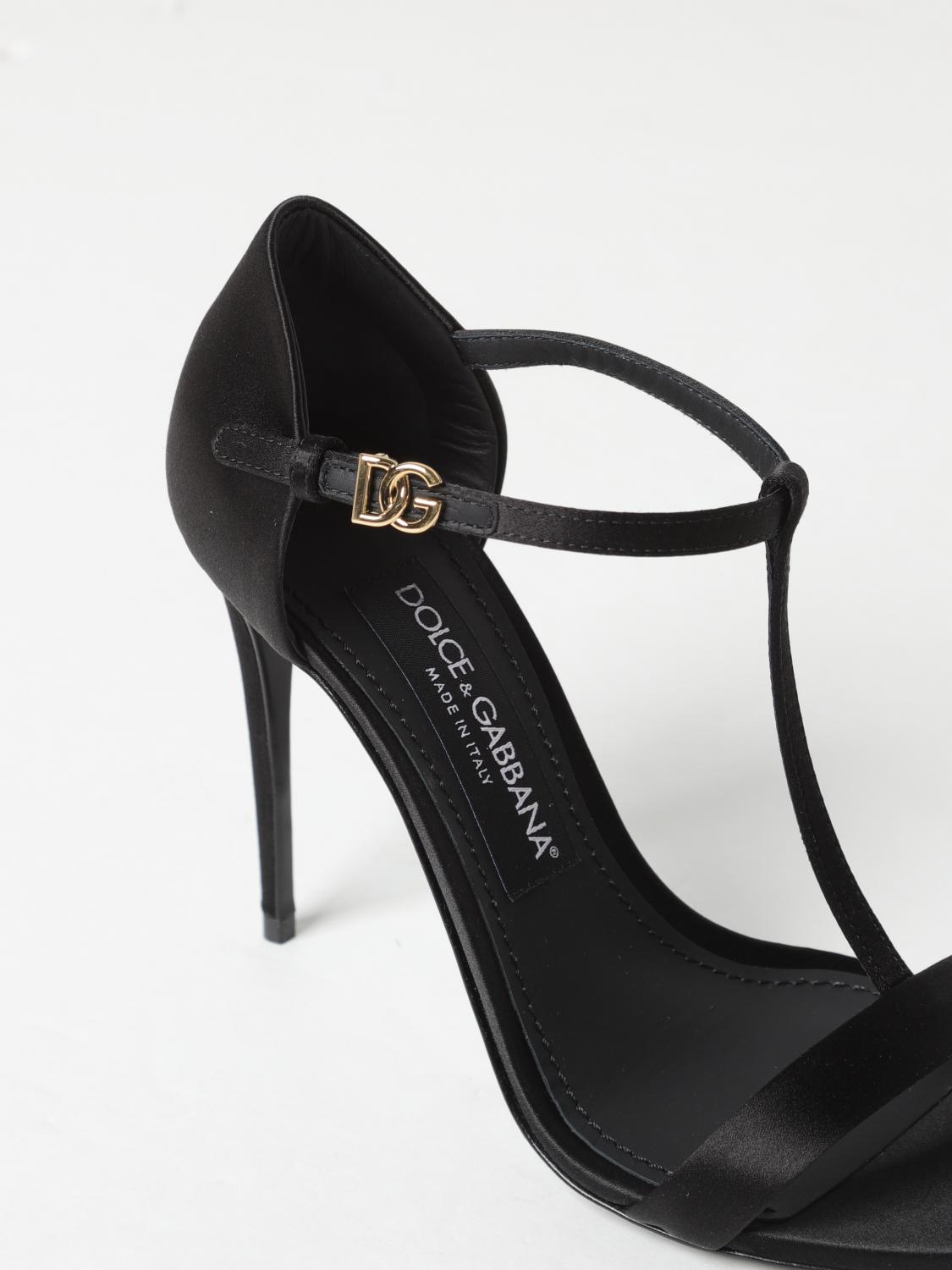 DOLCE & GABBANA HEELED SANDALS: Flat sandals woman Dolce & Gabbana, Black - Img 4