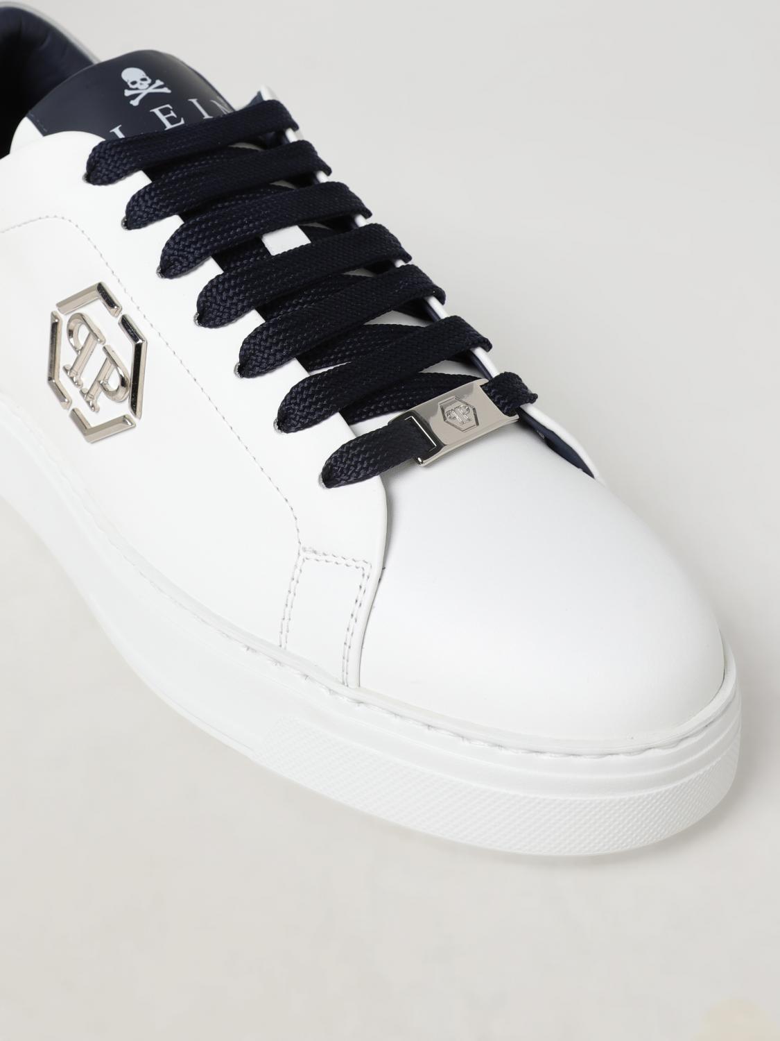 PHILIPP PLEIN SNEAKERS: Shoes men Philipp Plein, Blue - Img 4