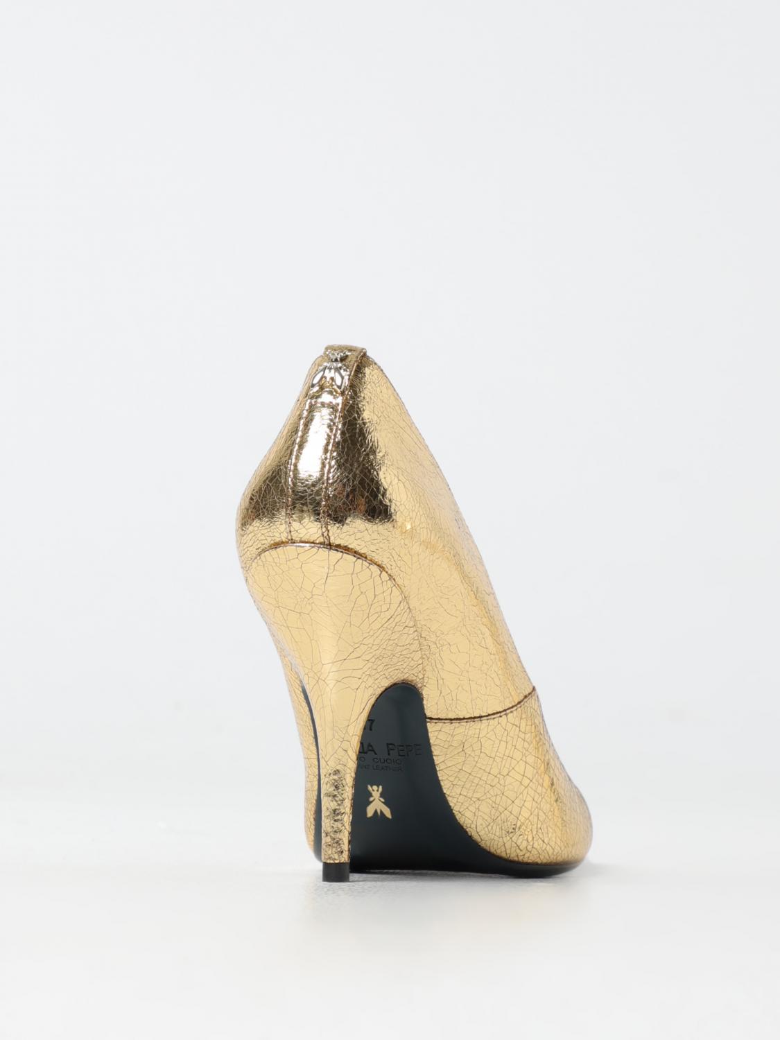 PATRIZIA PEPE PUMPS: Shoes woman Patrizia Pepe, Gold - Img 3