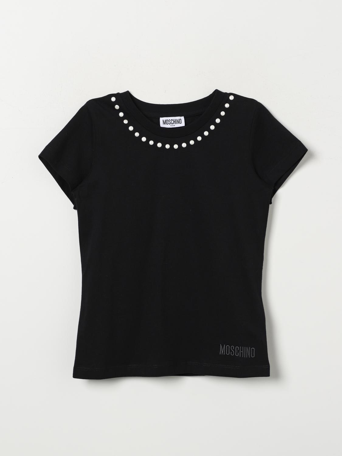 MOSCHINO T-SHIRT: T-shirt kids Moschino, Black - Img 1