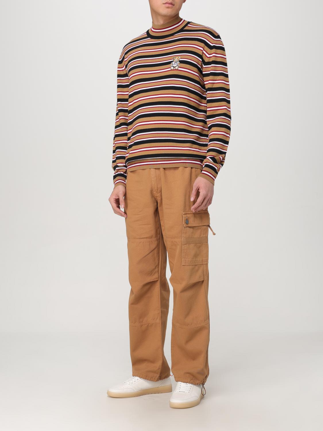 MOSCHINO COUTURE PANTS: Pants men Moschino Couture, Brown - Img 2