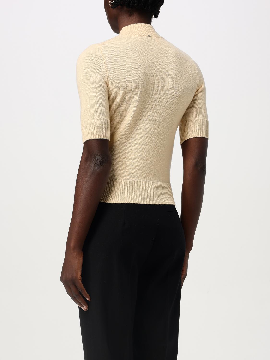 SPORTMAX PULLOVER: Pullover damen Sportmax, Gelb - Img 3