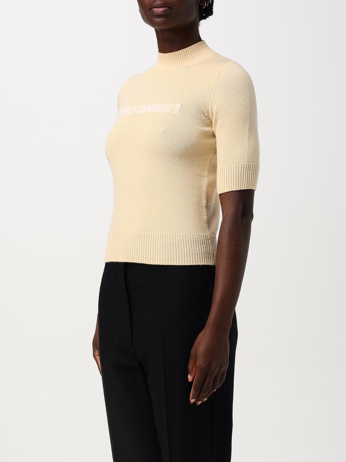 SPORTMAX PULLOVER: Pullover damen Sportmax, Gelb - Img 4