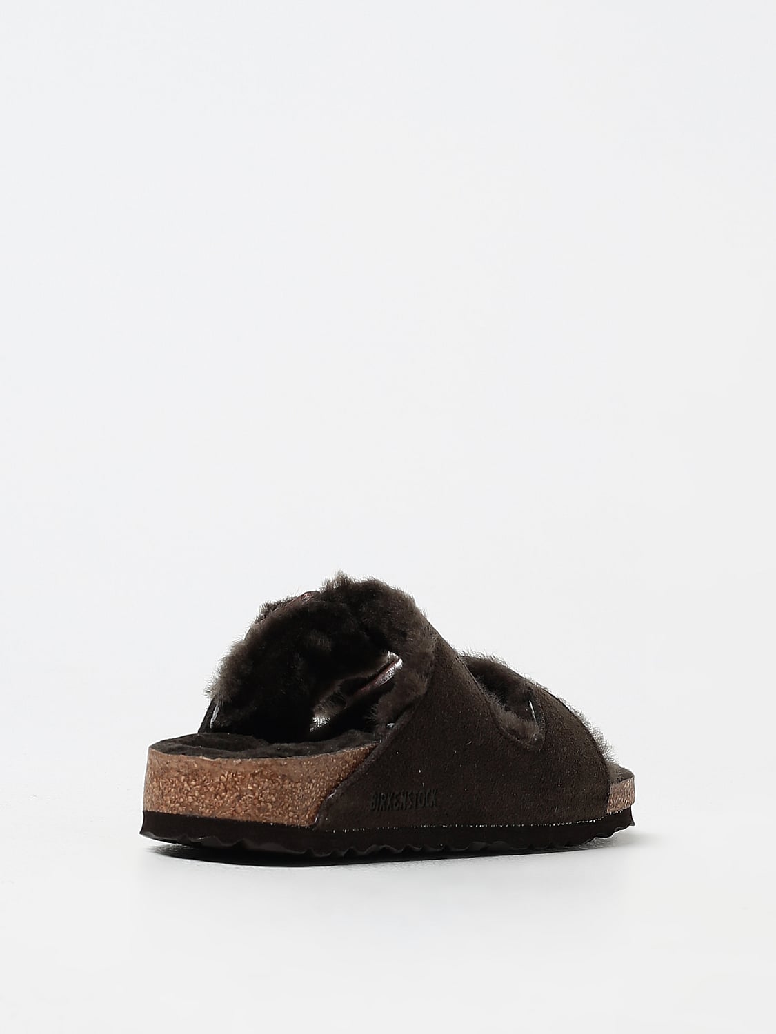 BIRKENSTOCK FLAT SANDAL: Flat sandals woman Birkenstock, Brown - Img 3