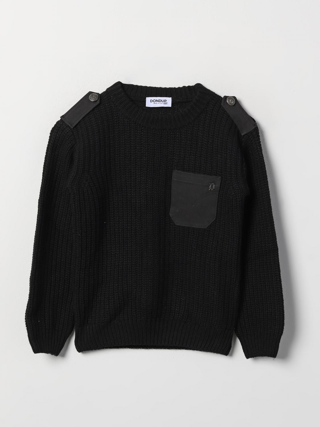 DONDUP KIDS SWEATER: Sweater kids Dondup Kids, Black - Img 1