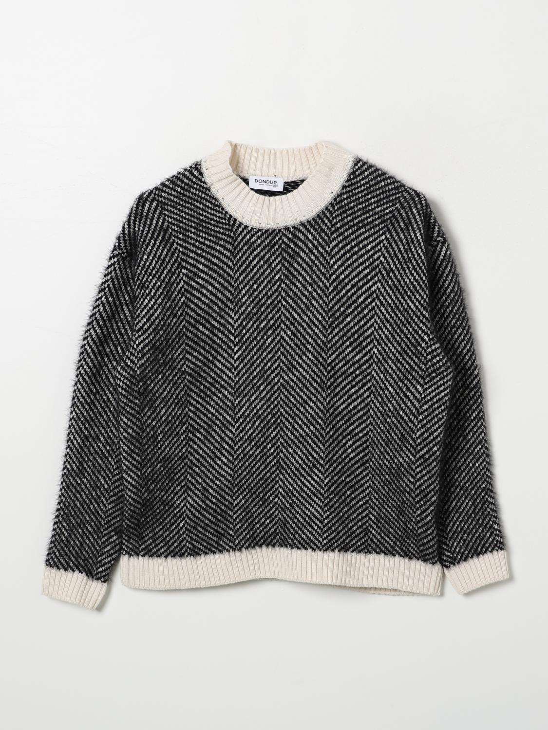 DONDUP KIDS MAGLIA: Pullover Dondup Kids in misto lana , Panna - Img 1