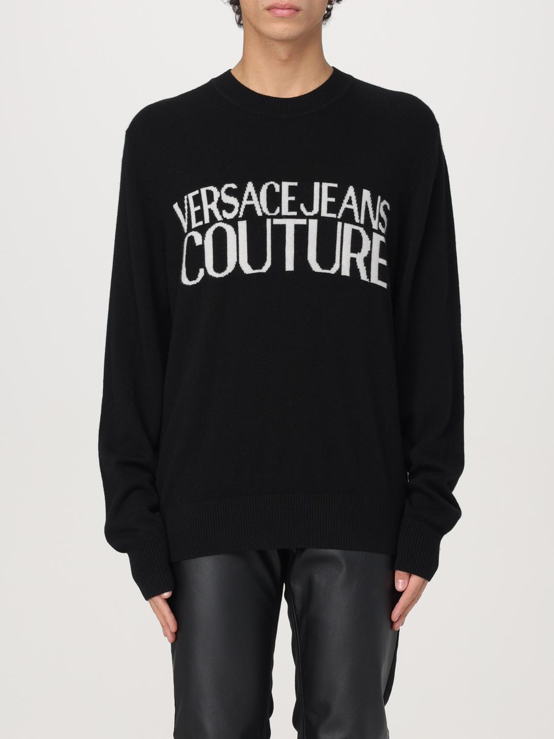 VERSACE JEANS COUTURE SWEATER: Sweater men Versace Jeans Couture, Black 1 - Img 1