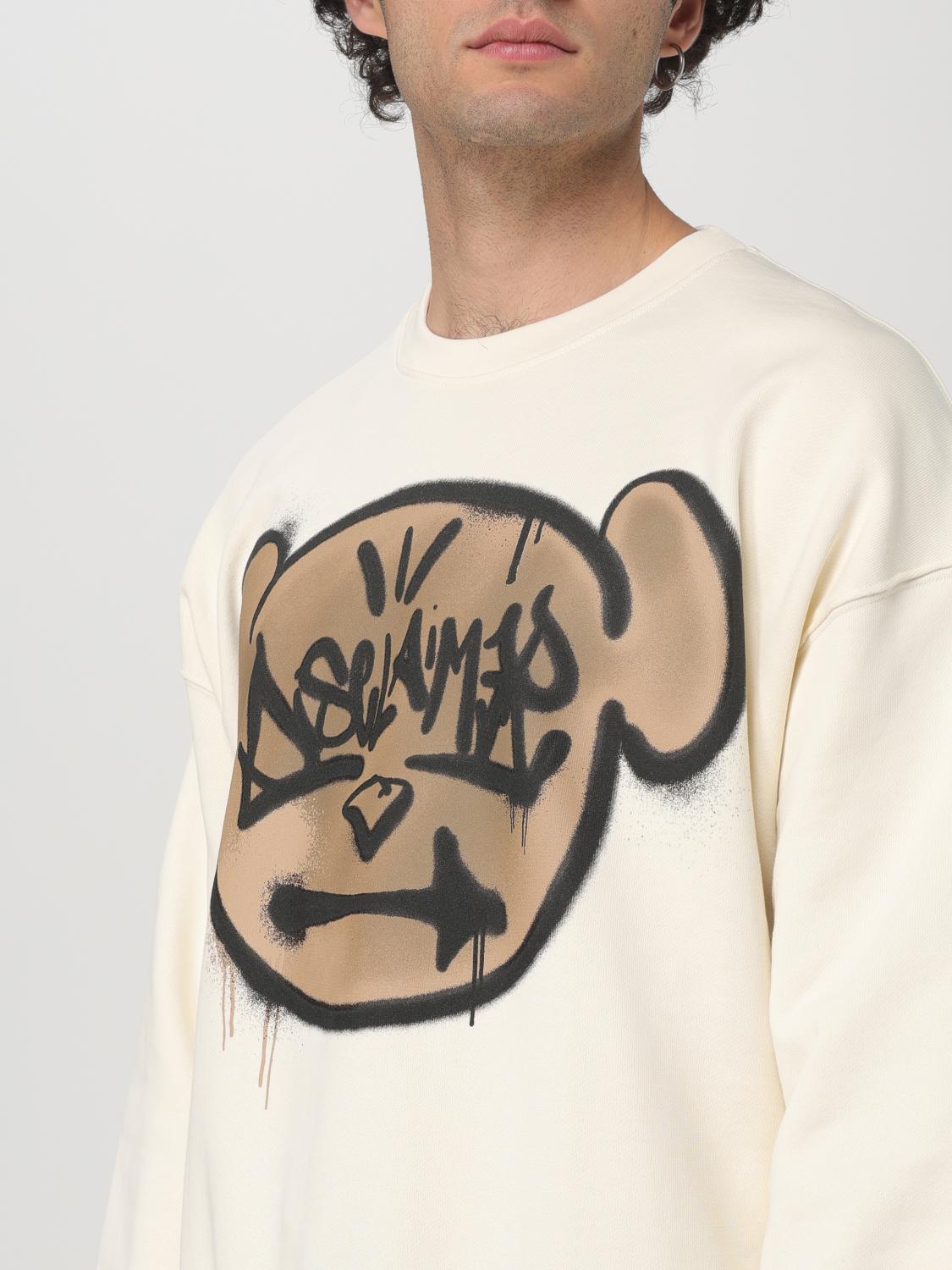 DISCLAIMER SWEATSHIRT: Sweatshirt homme Disclaimer, Lait - Img 3