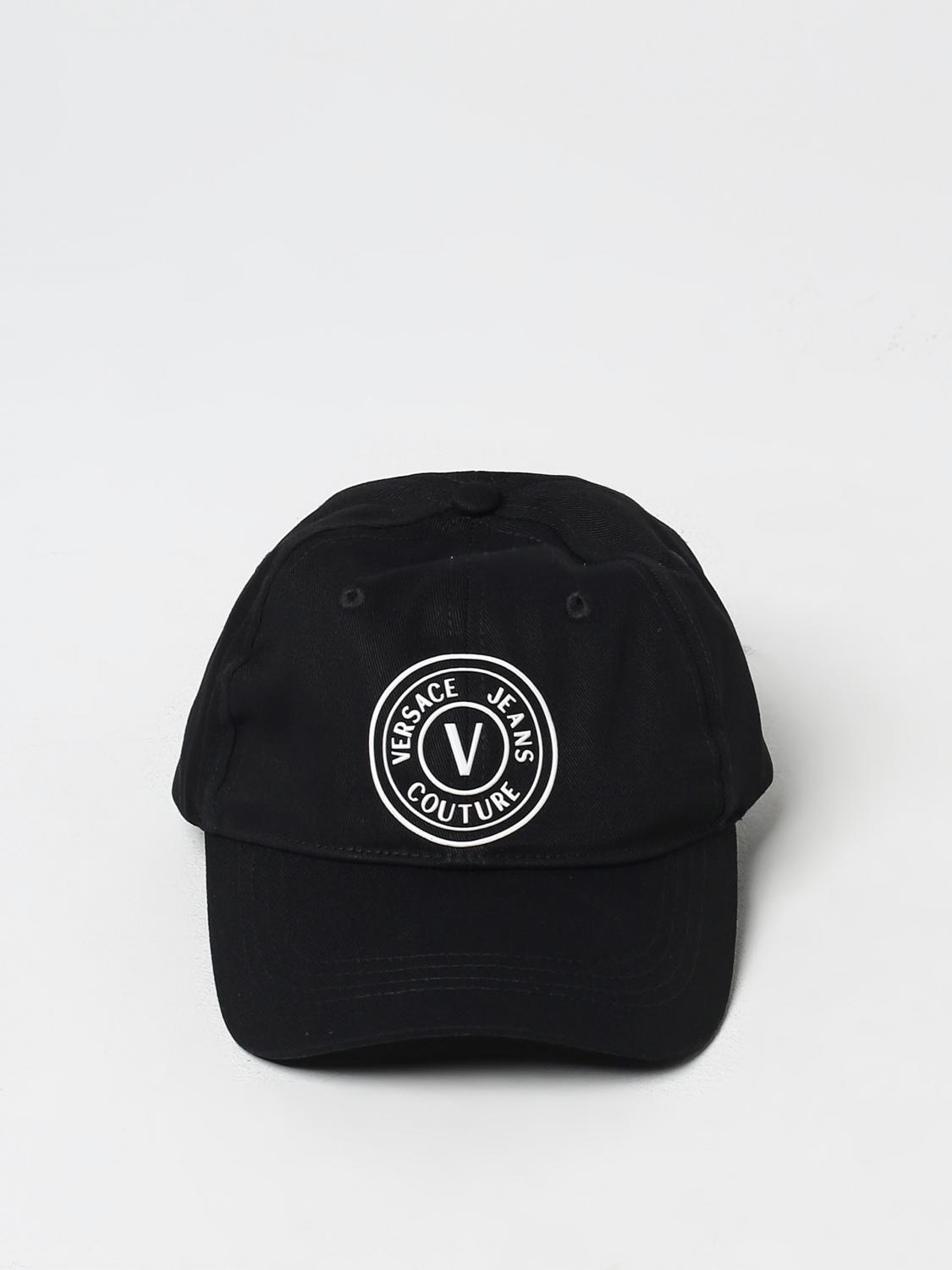 VERSACE JEANS COUTURE HAT: Hat men Versace Jeans Couture, Black - Img 2