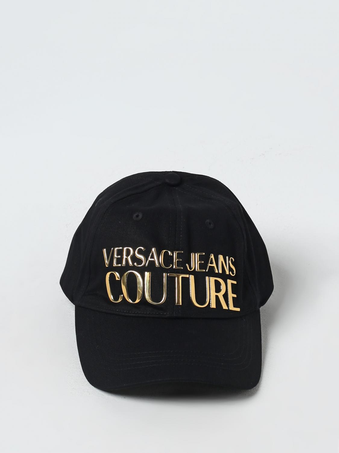 VERSACE JEANS COUTURE HAT: Hat men Versace Jeans Couture, Black - Img 2