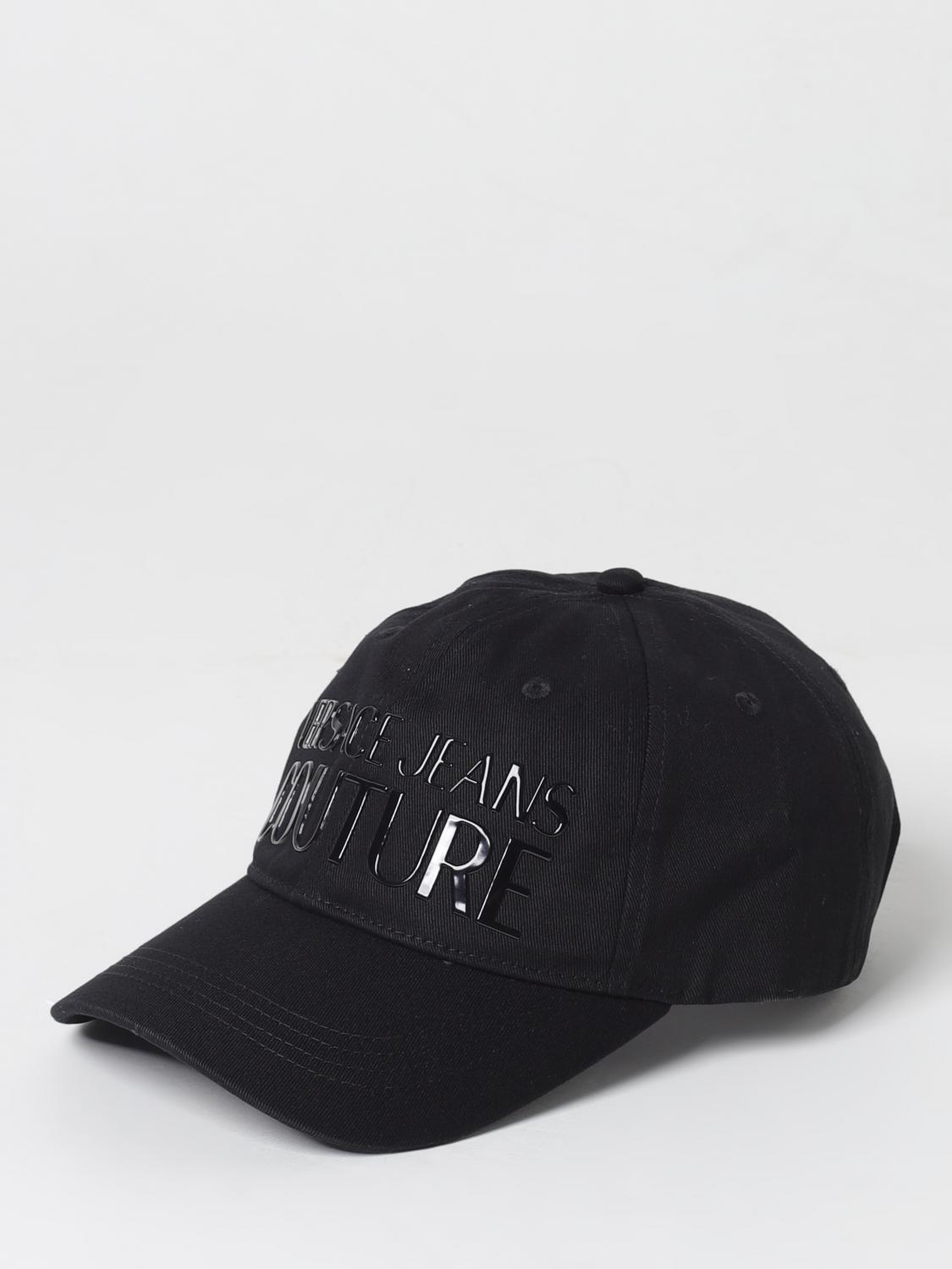 VERSACE JEANS COUTURE HAT: Hat men Versace Jeans Couture, Black 1 - Img 1