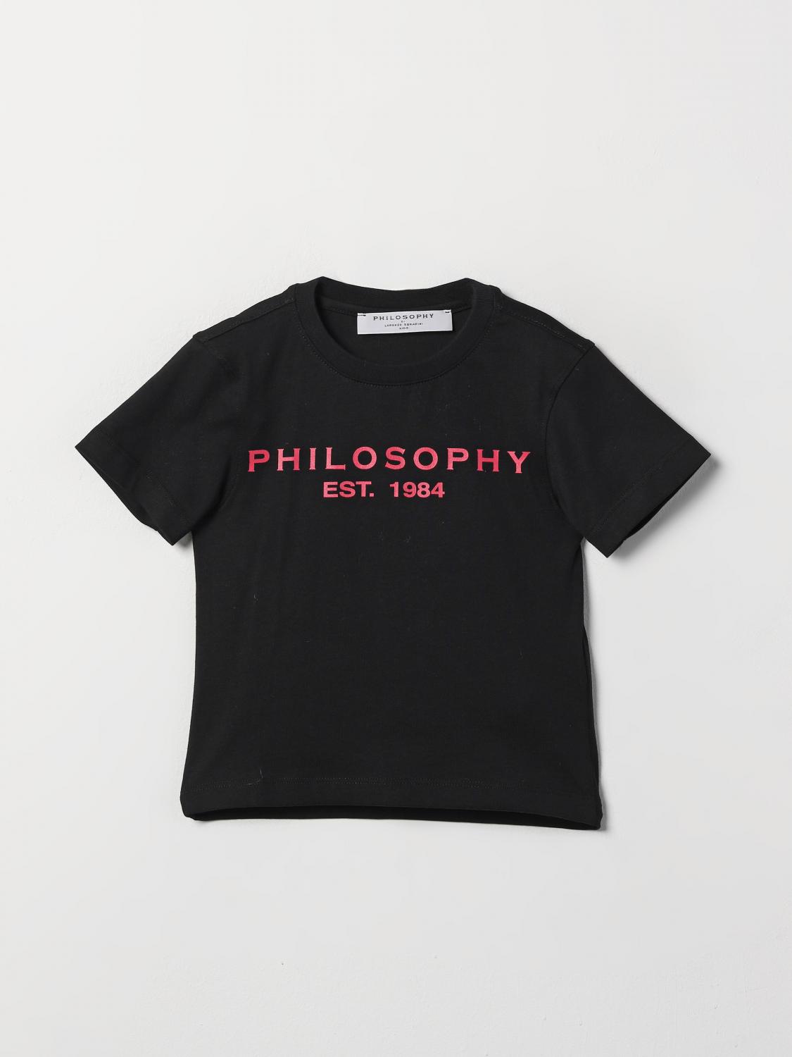 PHILOSOPHY DI LORENZO SERAFINI 티셔츠: 티셔츠 남아 Philosophy Di Lorenzo Serafini, 블랙 - Img 1