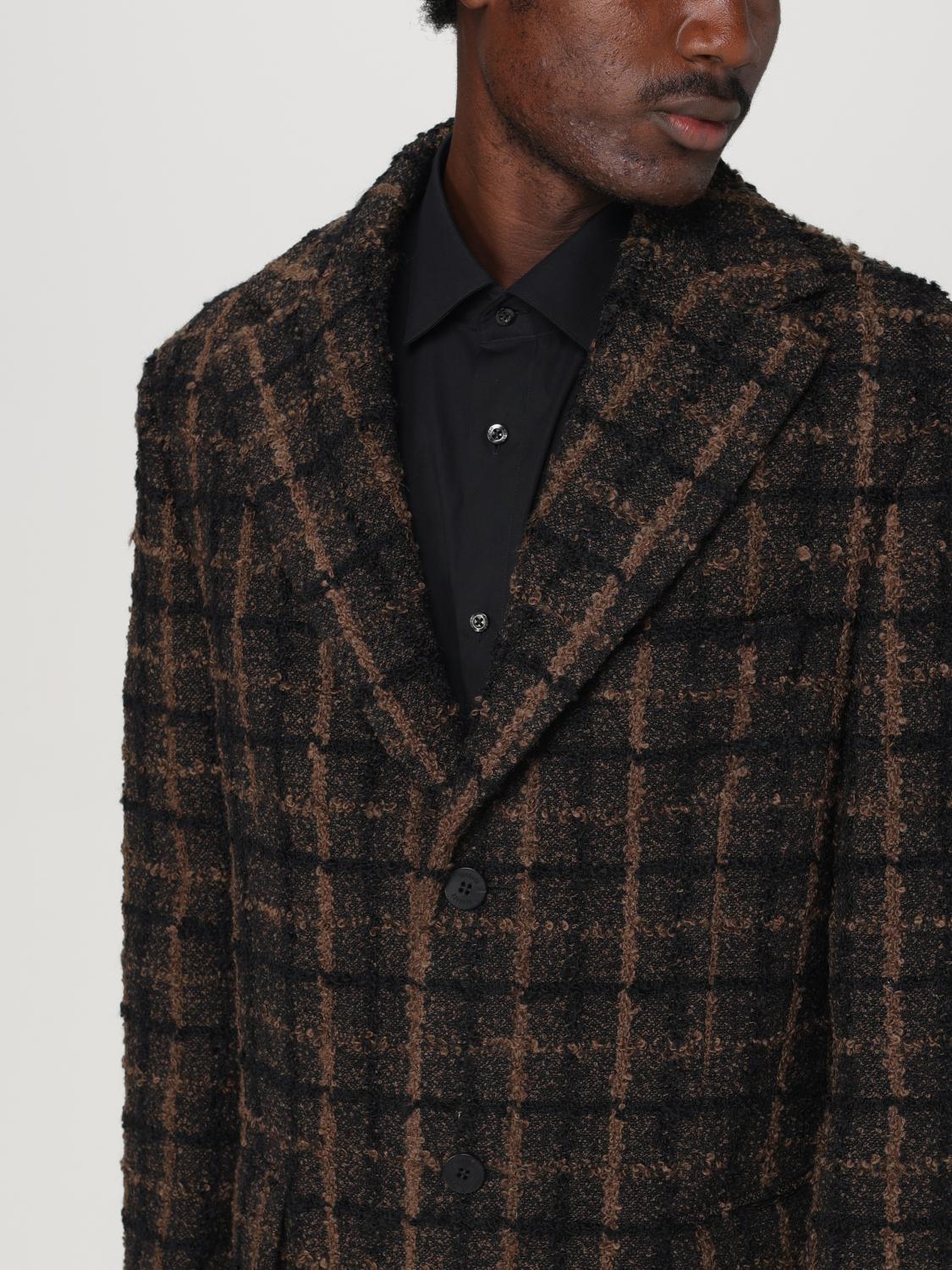 VERSACE MANTEAU: Manteau homme Versace, Marron - Img 5