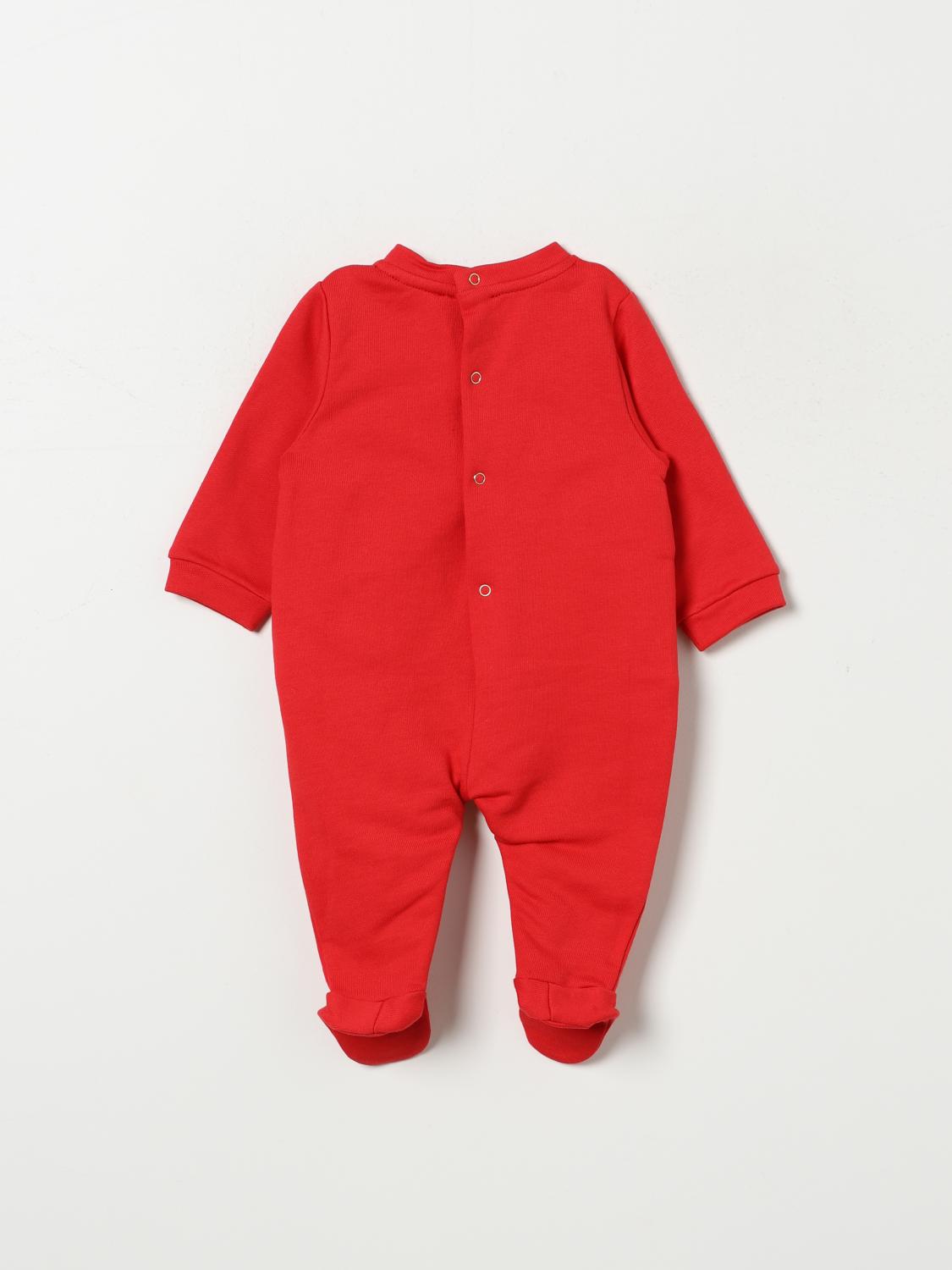 ELISABETTA FRANCHI LA MIA BAMBINA MONOPIEZAS: Monopiezas niños Elisabetta Franchi La Mia Bambina, Rojo - Img 2