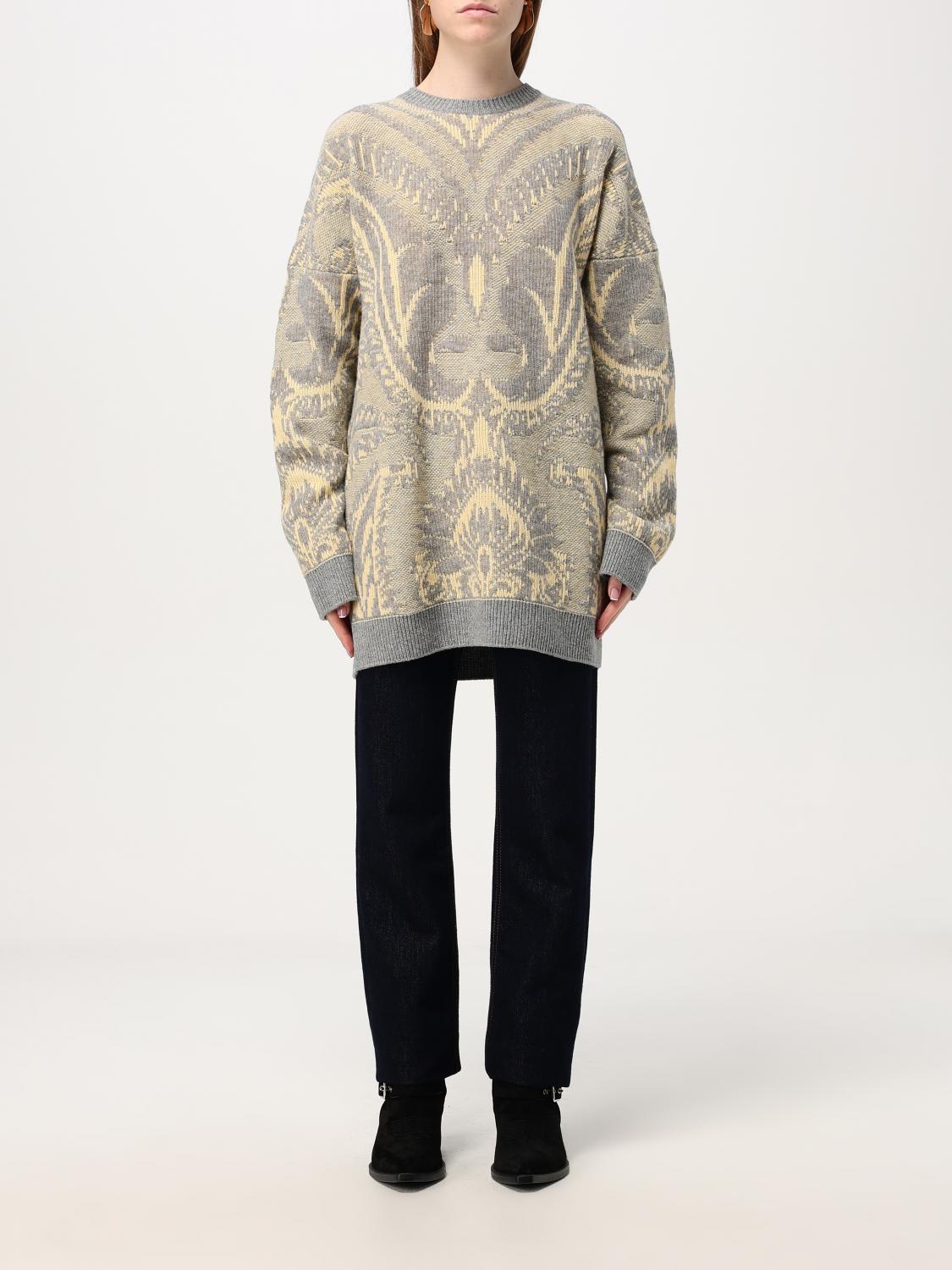 ETRO MAGLIA: Maglione Etro in lana , Grigio - Img 1