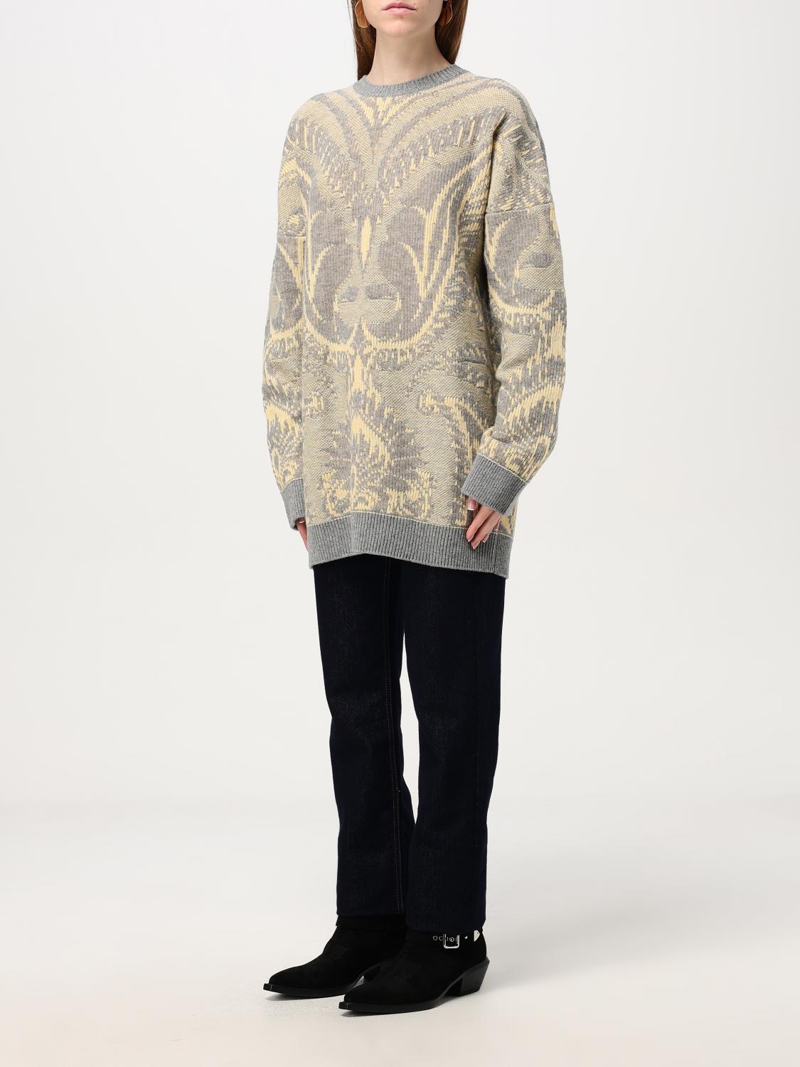 ETRO MAGLIA: Maglione Etro in lana , Grigio - Img 4